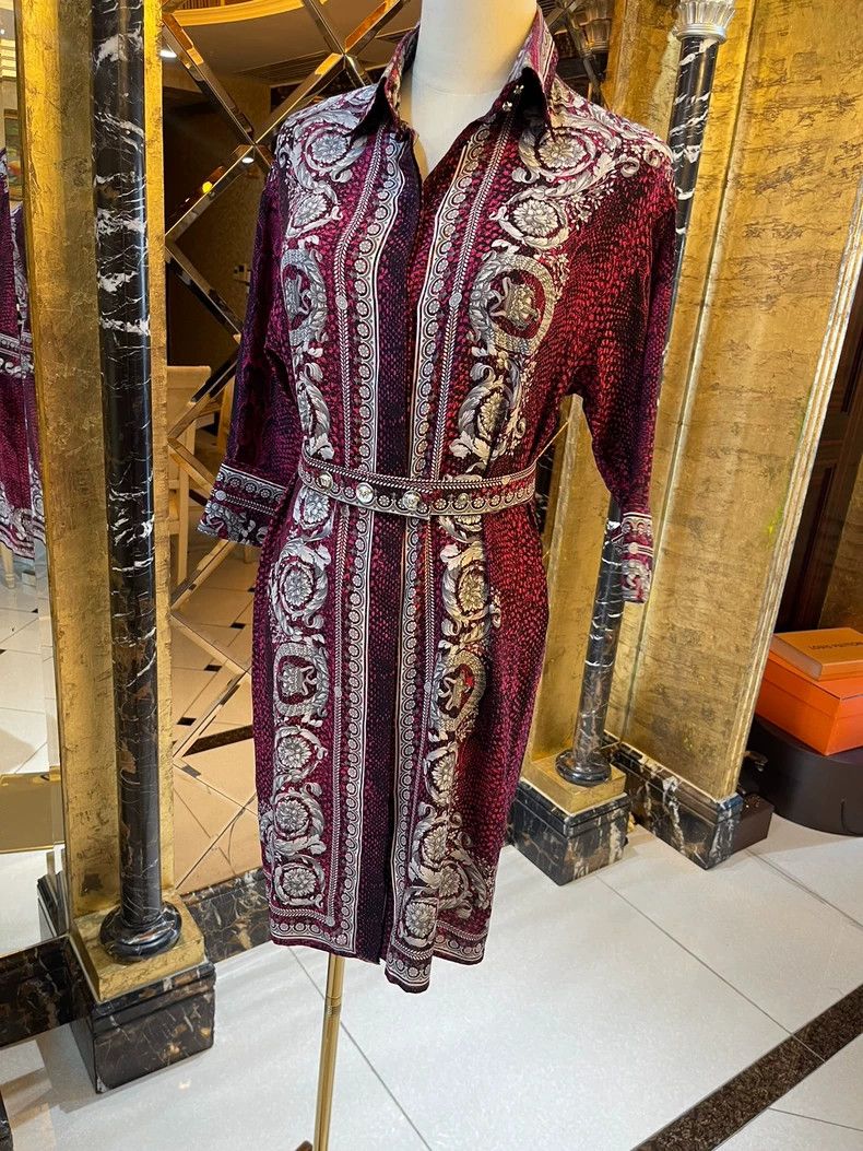 Versace Versace Silk baroque pattern dress Size M / US 6-8 / IT 42-44 - 5 Thumbnail