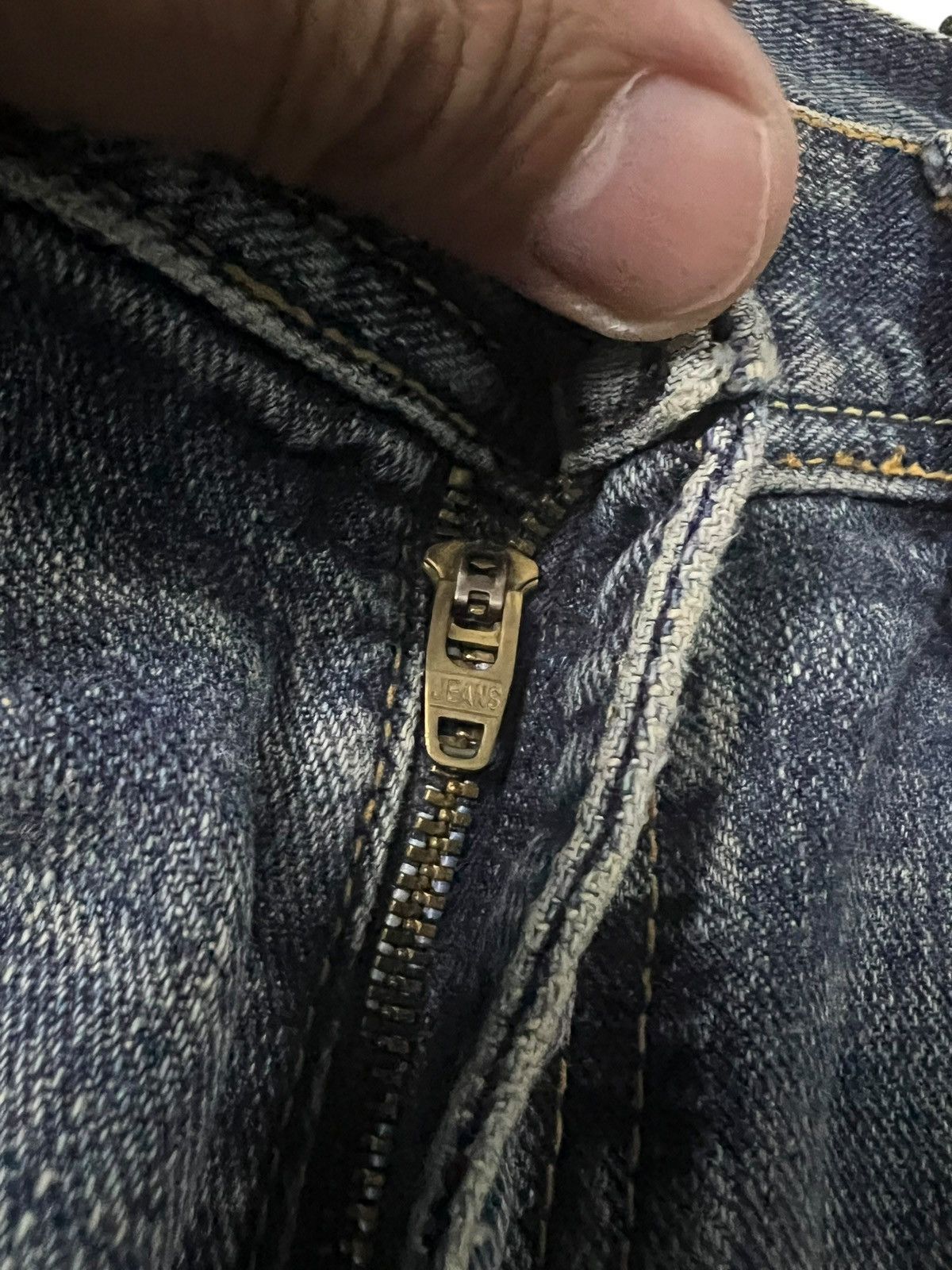 Japanese Brand Bootcut GL Heart Mud Wash Jean Size US 34 / EU 50 - 12 Thumbnail