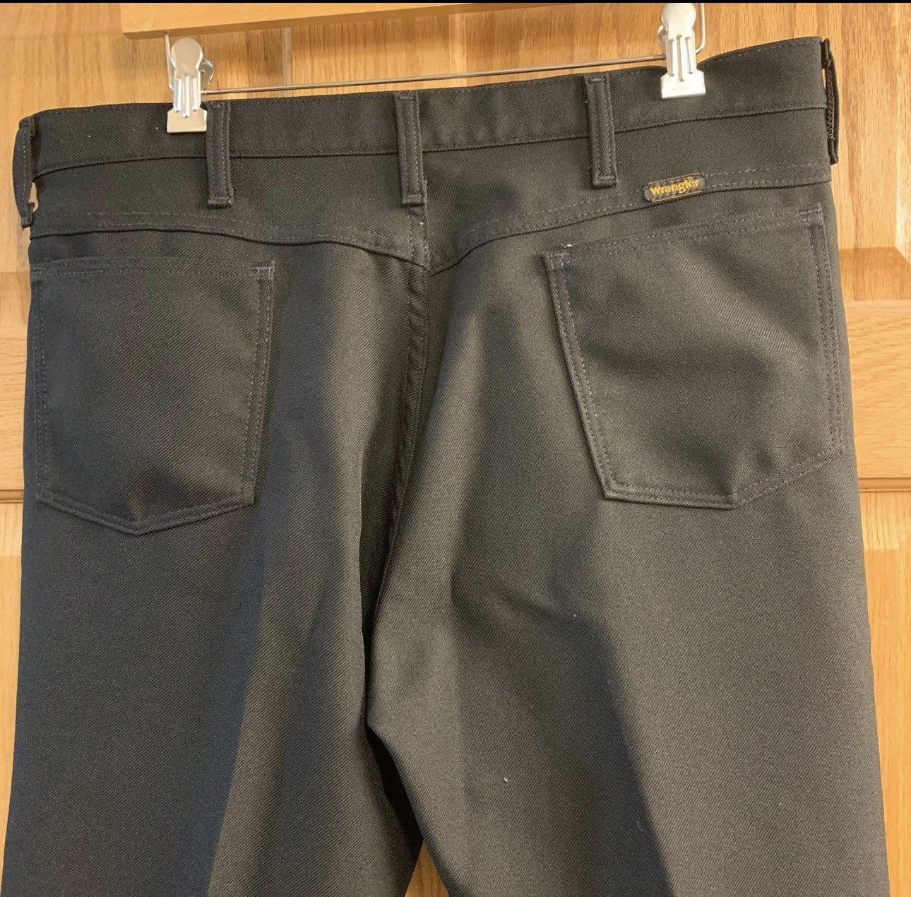 Wrangler Vtg Wrangler Pant Mens 36x27 Black Bootcut Polyester Western Size US 36 / EU 52 - 5 Thumbnail