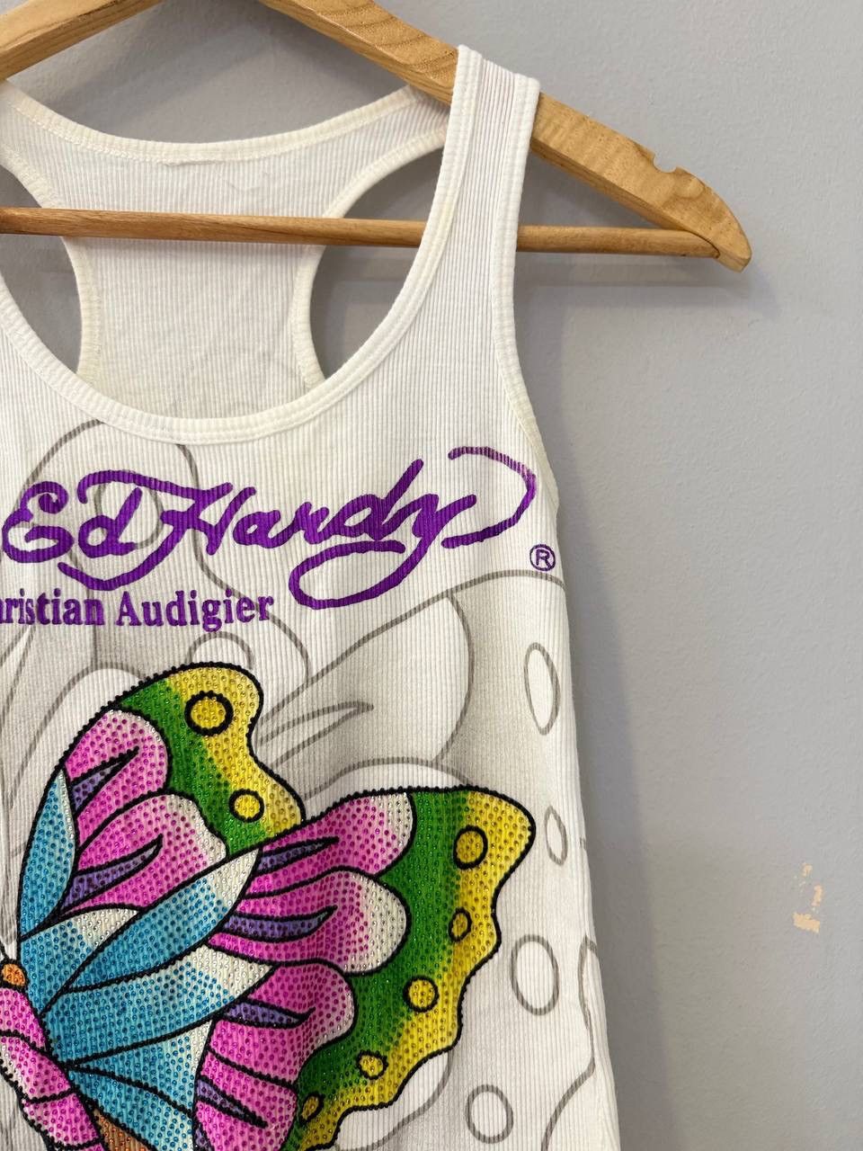 Ed Hardy Ed Hardy Tank Top Blouse Drip Avant Garde Size L / US 10 / IT 46 - 2 Thumbnail