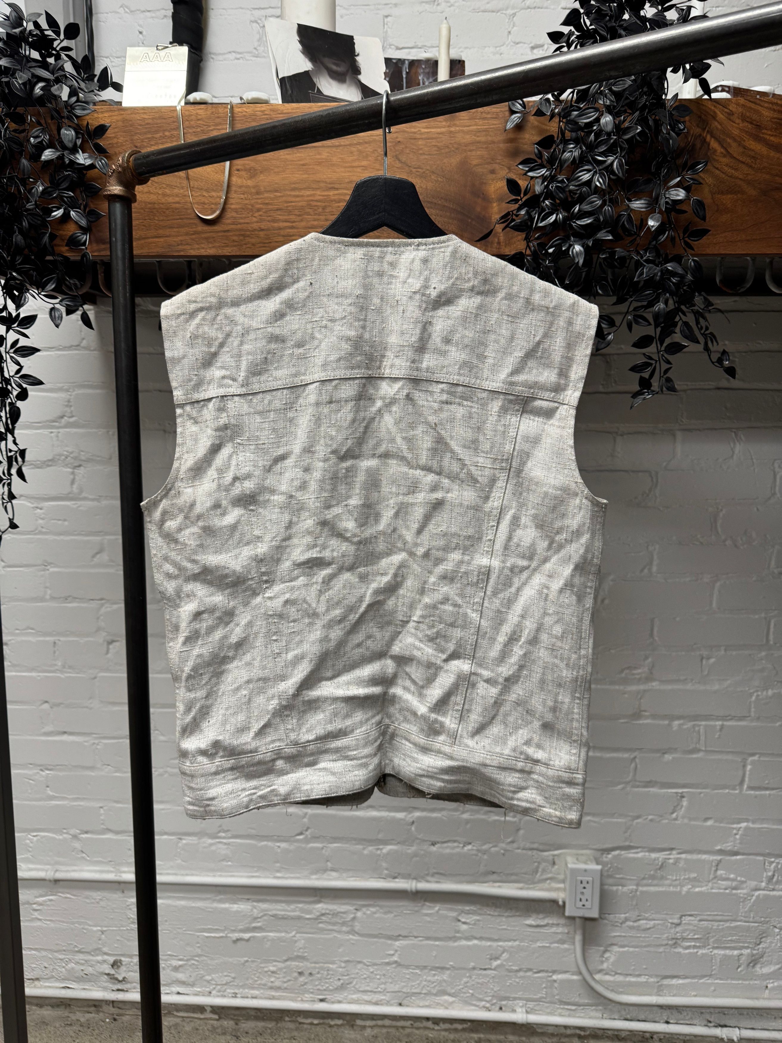 Maison Margiela Maison Margiela ‘Tape Seam’ Unfinished Zip-Up Vest Size US S / EU 44-46 / 1 - 5 Thumbnail