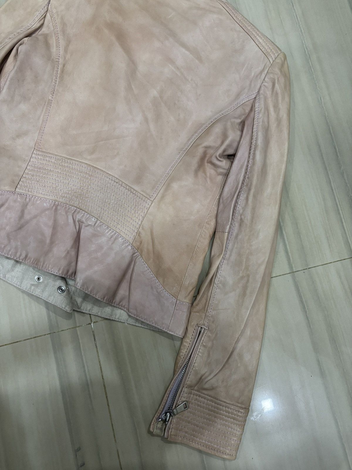 Emporio Armani Emporio Armani Leather Jacket Size S / US 4 / IT 40 - 7 Thumbnail