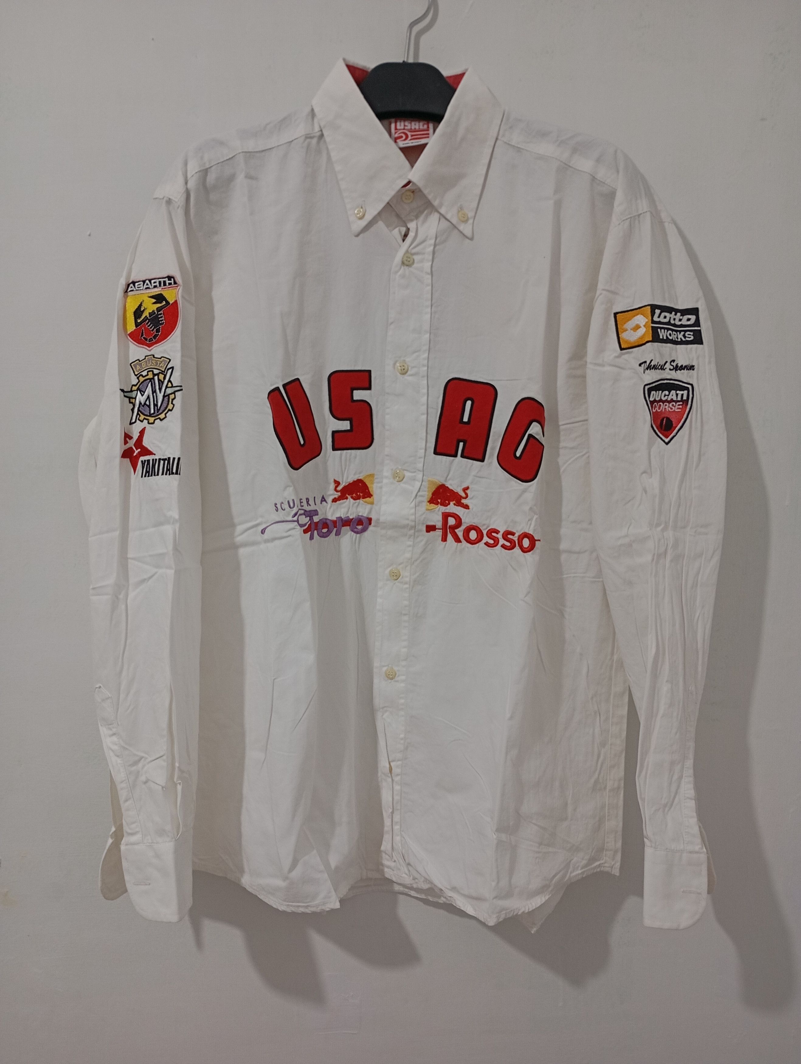 Ducati Scuderia USAG Ducati MV Agusta Racing Shirts Made in Italy Size US M / EU 48-50 / 2 - 1 Thumbnail