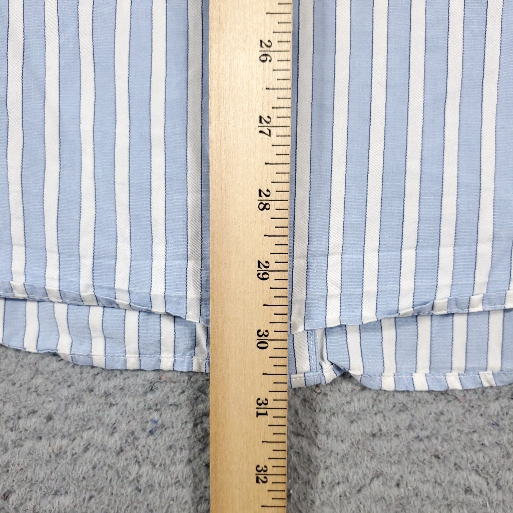 Abercrombie & Fitch Abercrombie & Fitch Button-Up Shirt Mens XL Blue White Striped Long Sleeve Classic Preppy Size US XL / EU 56 / 4 - 7 Thumbnail
