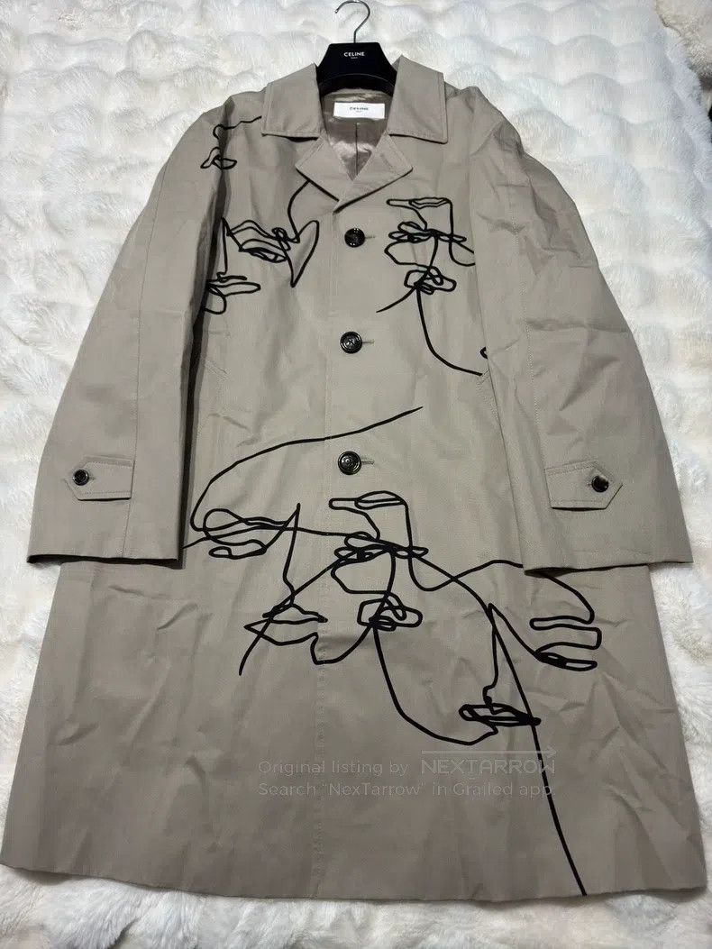 Celine CELINE Graffiti Duster Coat Size US M / EU 48-50 / 2 - 1 Thumbnail