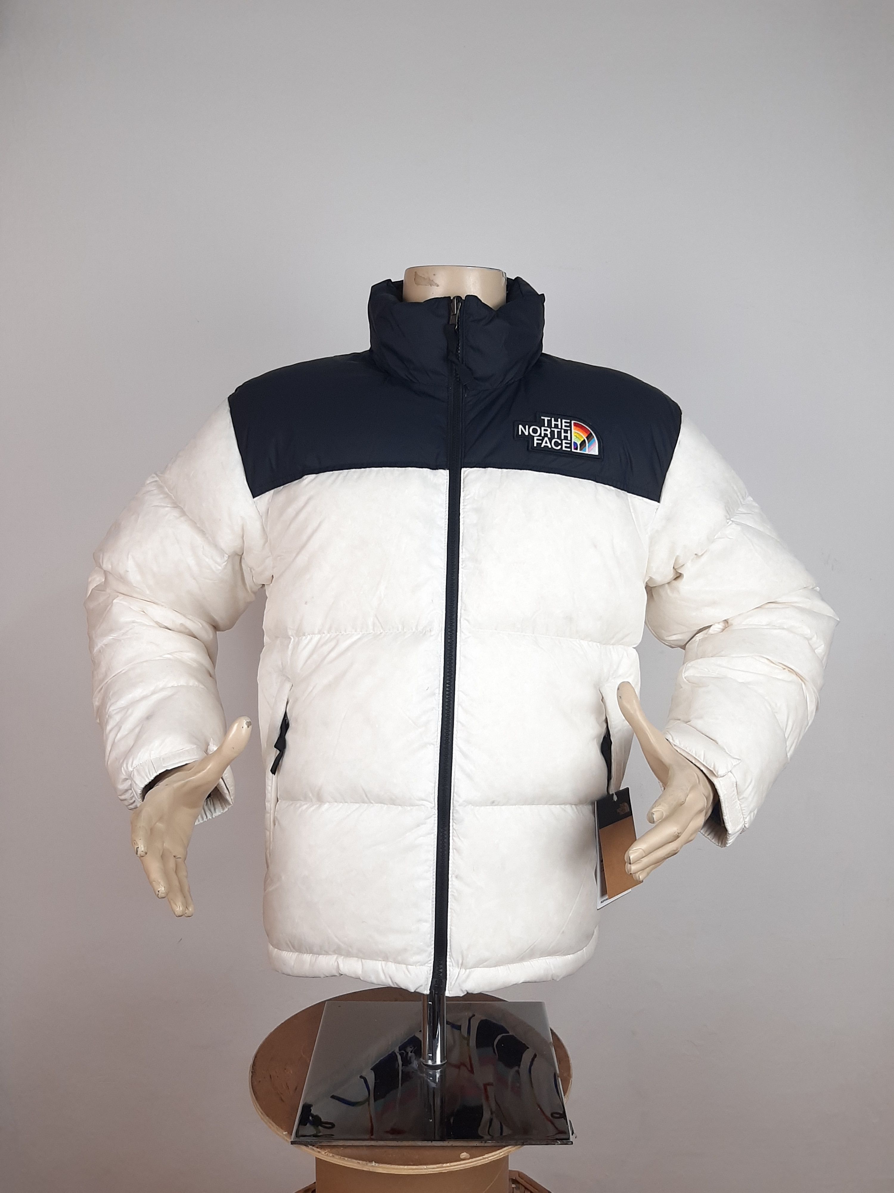 image of The North Face 1996 Retro Nuptse Pride Jacket Men's Size M in White