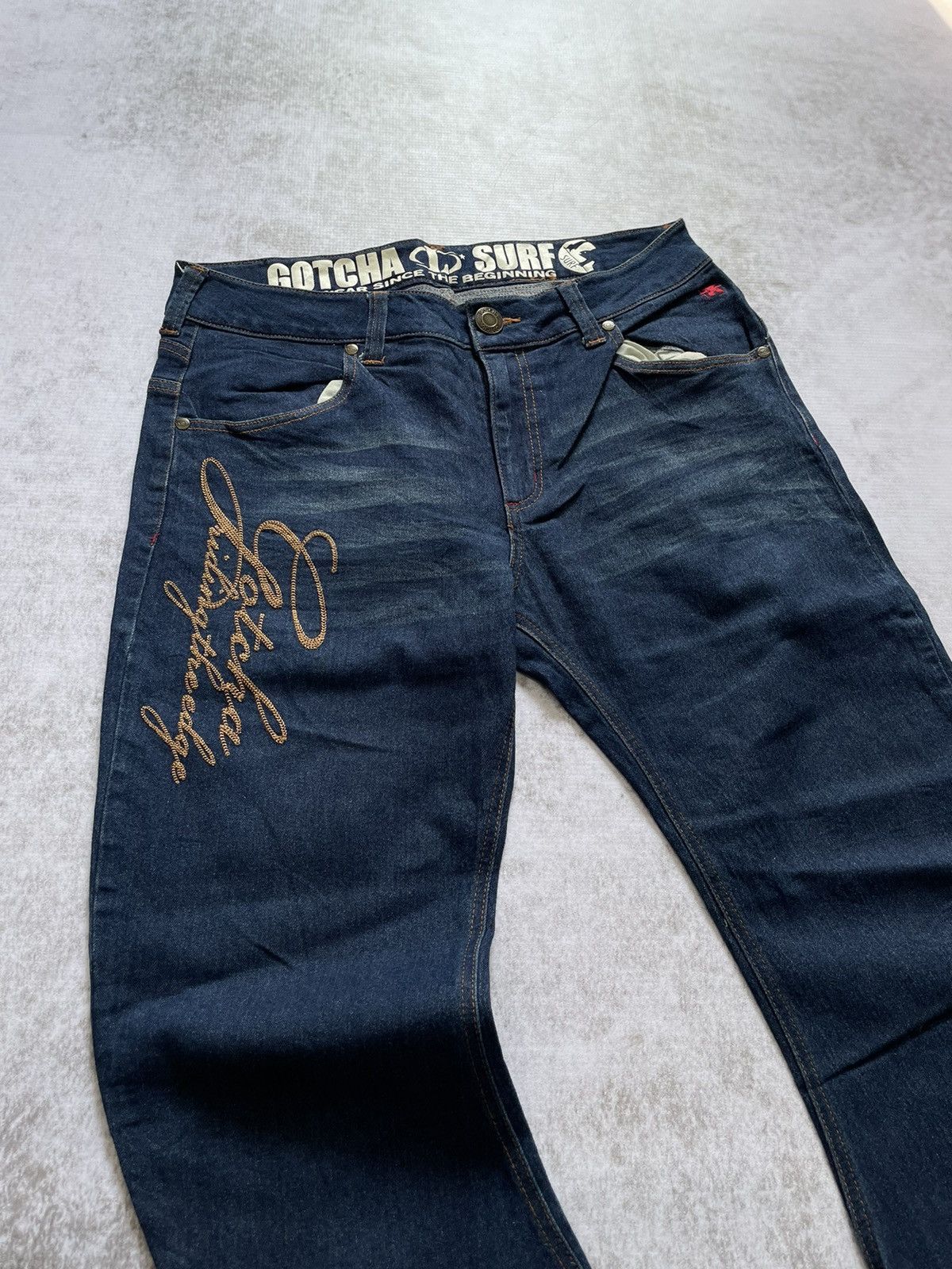 Hysteric Glamour × If Six Was Nine × Le Grande Bleu (L.G.B.) 2000s gotcha surf japan poem embroidery denim y2k style Size US 30 / EU 46 - 3 Thumbnail