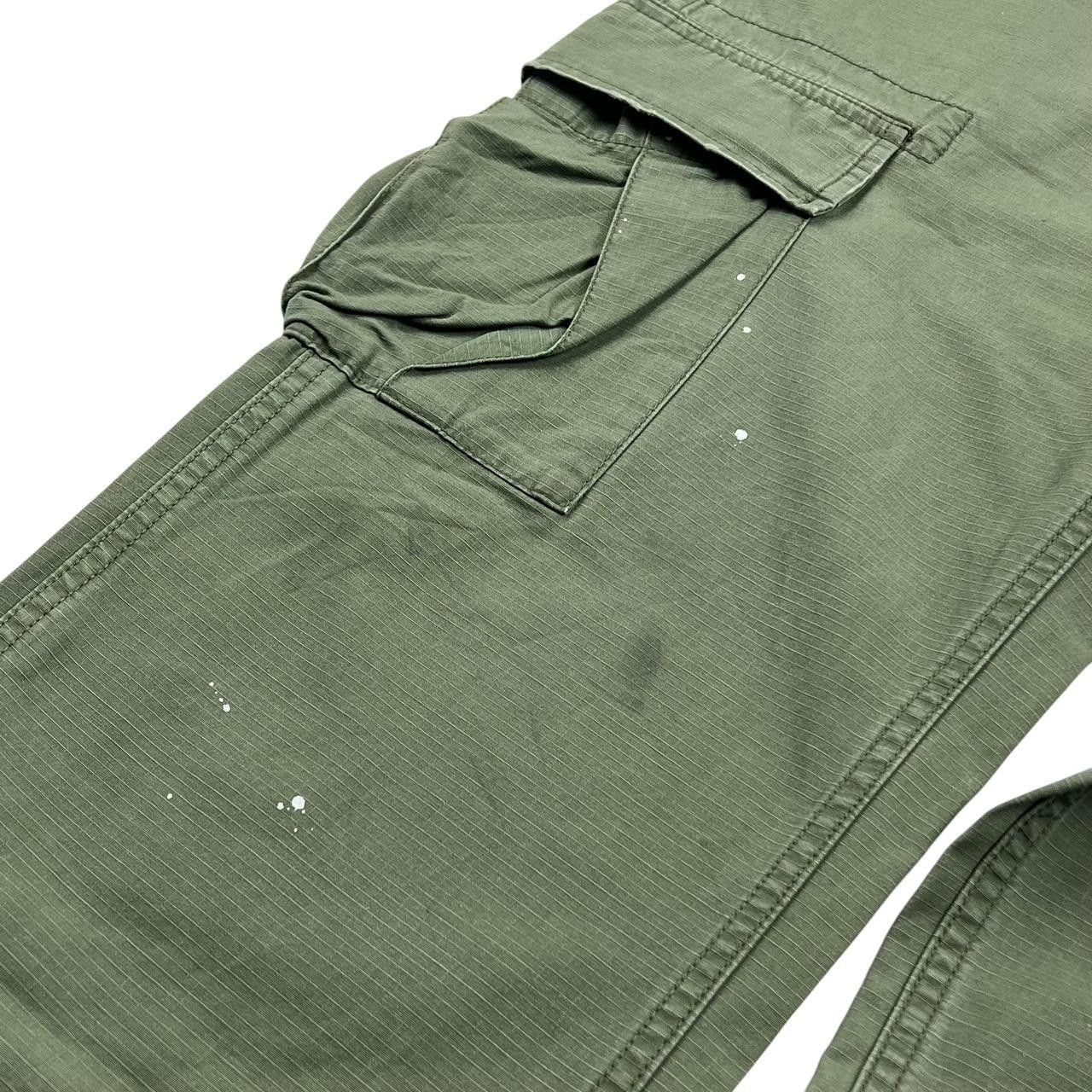 Stussy Vintage Stussy Cargo Trousers Paint Splatters - Waist: 32” Size US 32 / EU 48 - 7 Thumbnail