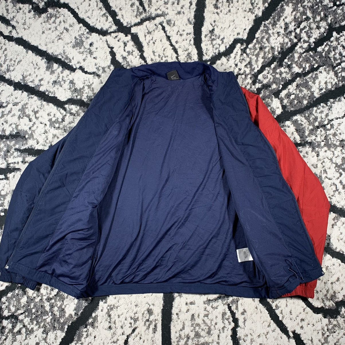 Nike × Vintage Vintage 90’s Nike USA Big Logo Football Zip Jacket Rare Size US XL / EU 56 / 4 - 5 Thumbnail
