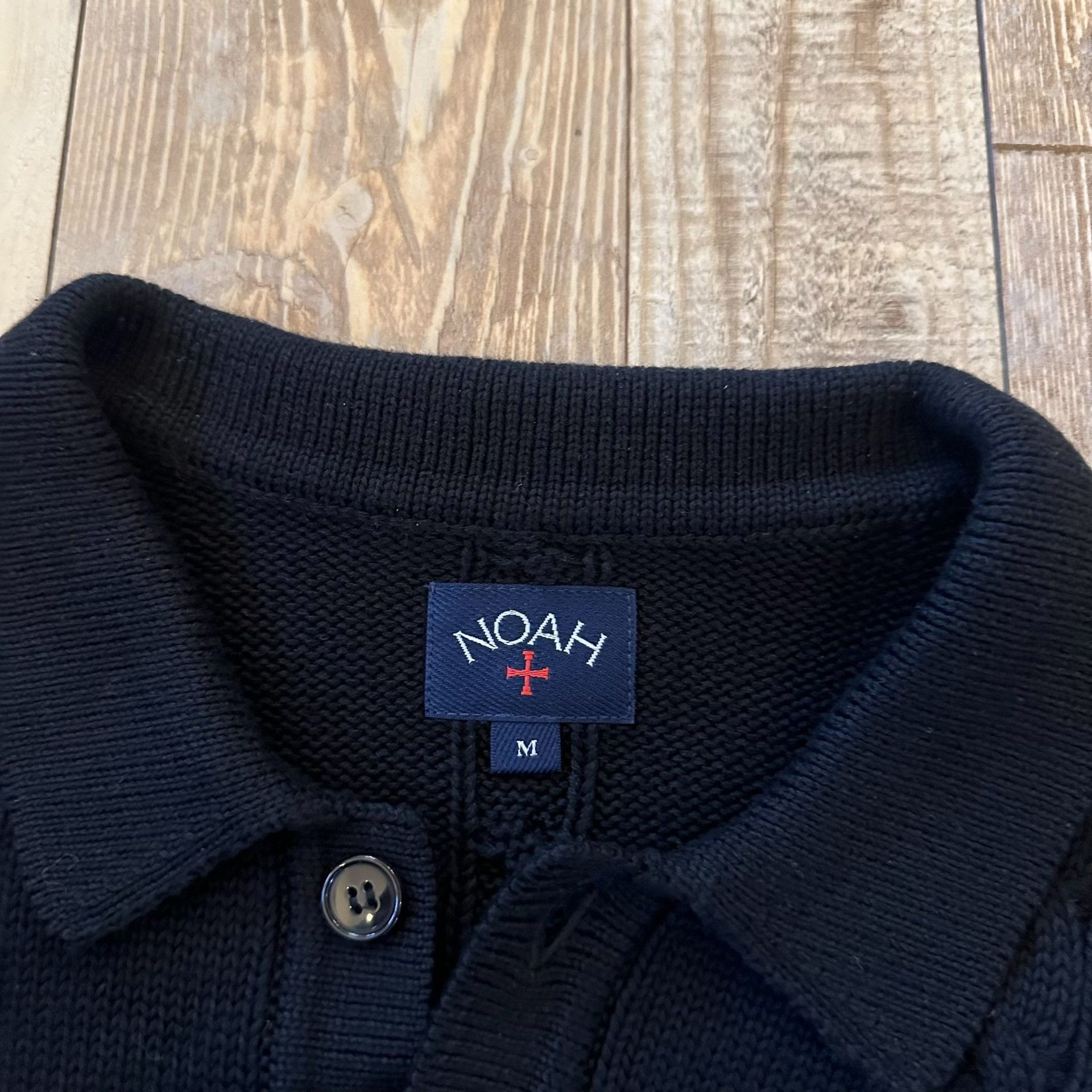 Noah Black Polo Collar Knit Vest/, Men's (Size M) — image 5 of 6