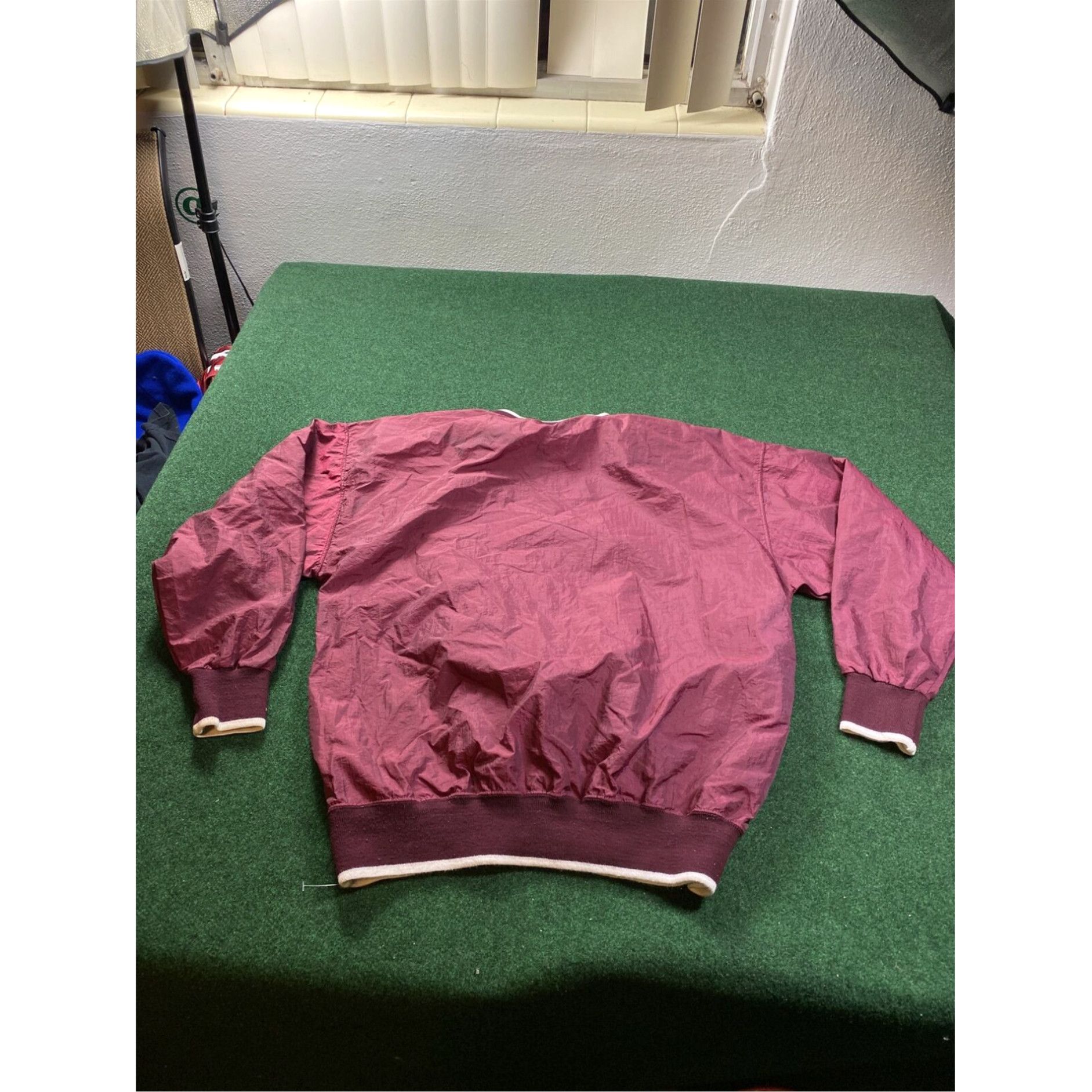 Vintage Vintage 90's Florida State Seminoles Garnet Windbreaker Sweater Sz Large Size US L / EU 52-54 / 3 - 7 Thumbnail