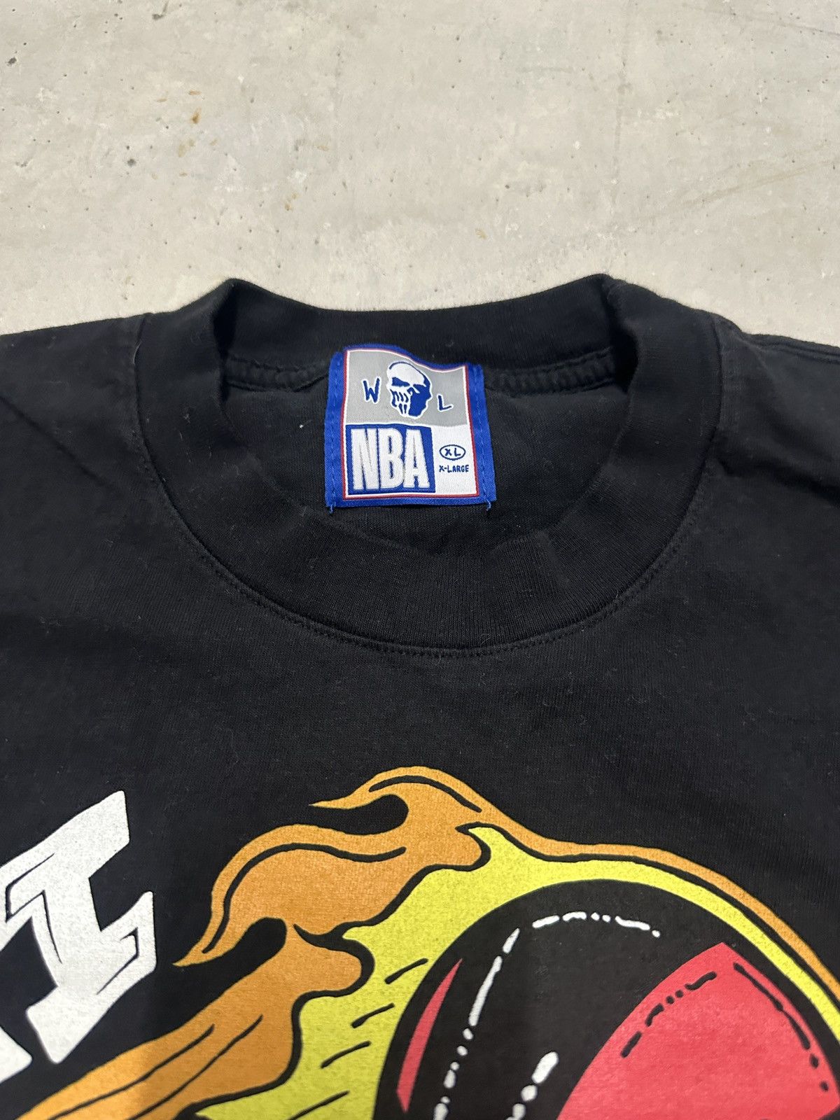Warren Lotas Warren Lotas “Miami Heat Skeleton Dunk” Tee (XL) Size US XL / EU 56 / 4 - 3 Thumbnail