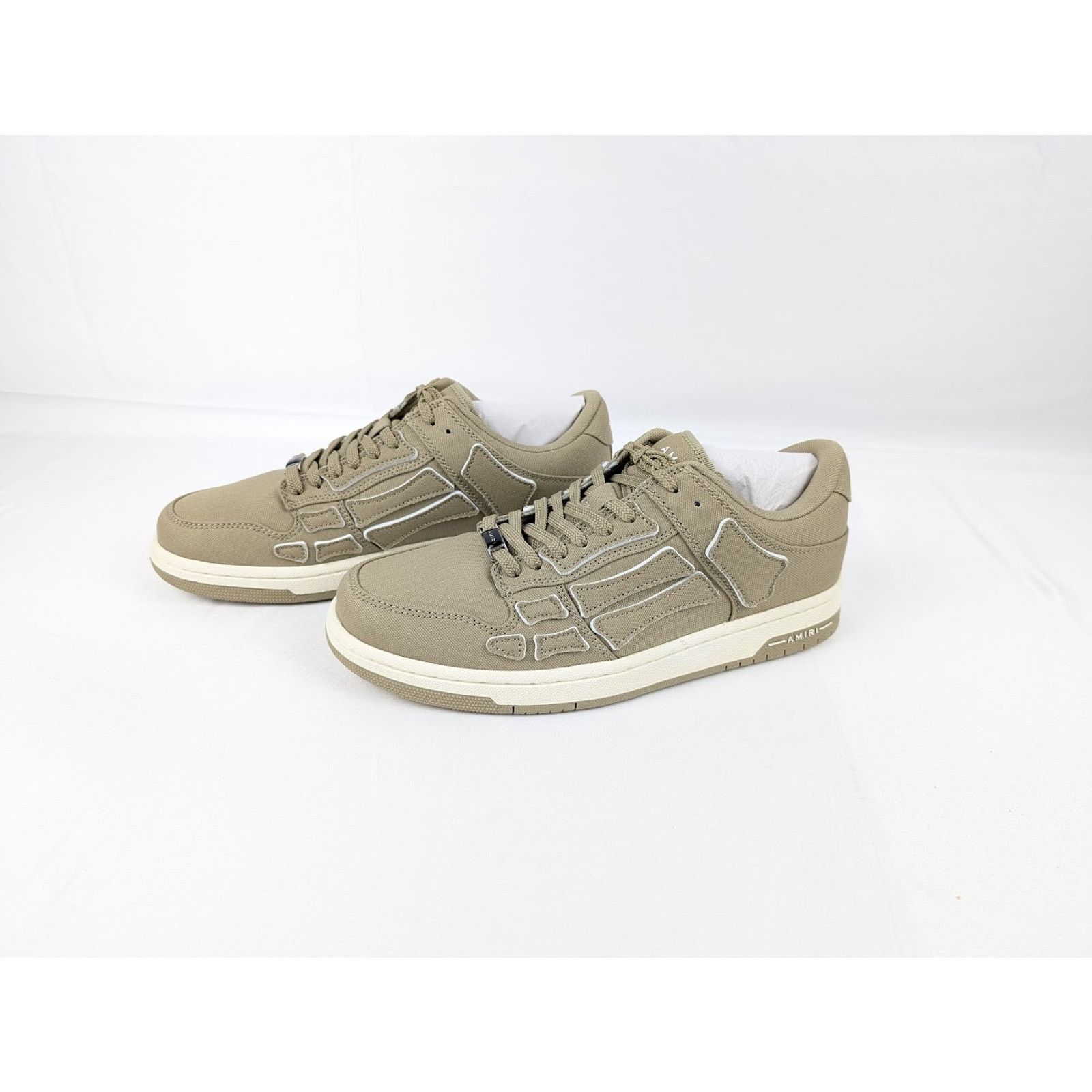 Amiri o1rshd1 Chunky Skeleton Top Low Sneakers in Green Size US 10 / EU 43 - 16 Thumbnail