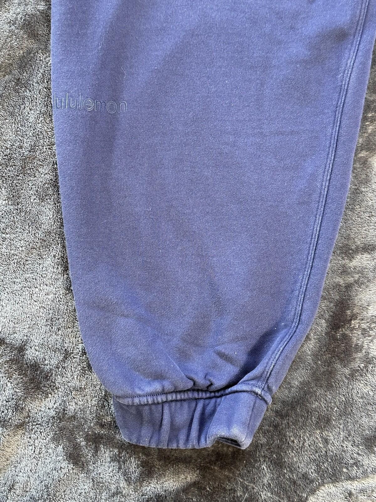 Lululemon Lululemon Women's Size 10 Scuba High-Rise Jogger Blue Terry Size 32" / US 10 / IT 46 - 2 Thumbnail
