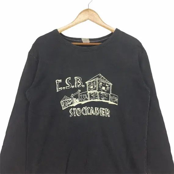 BARNS OUTFITTERS Vintage BARNS Outfitters Japanese Denim Crewneck Sweatshirt Size US L / EU 52-54 / 3 - 2 Thumbnail