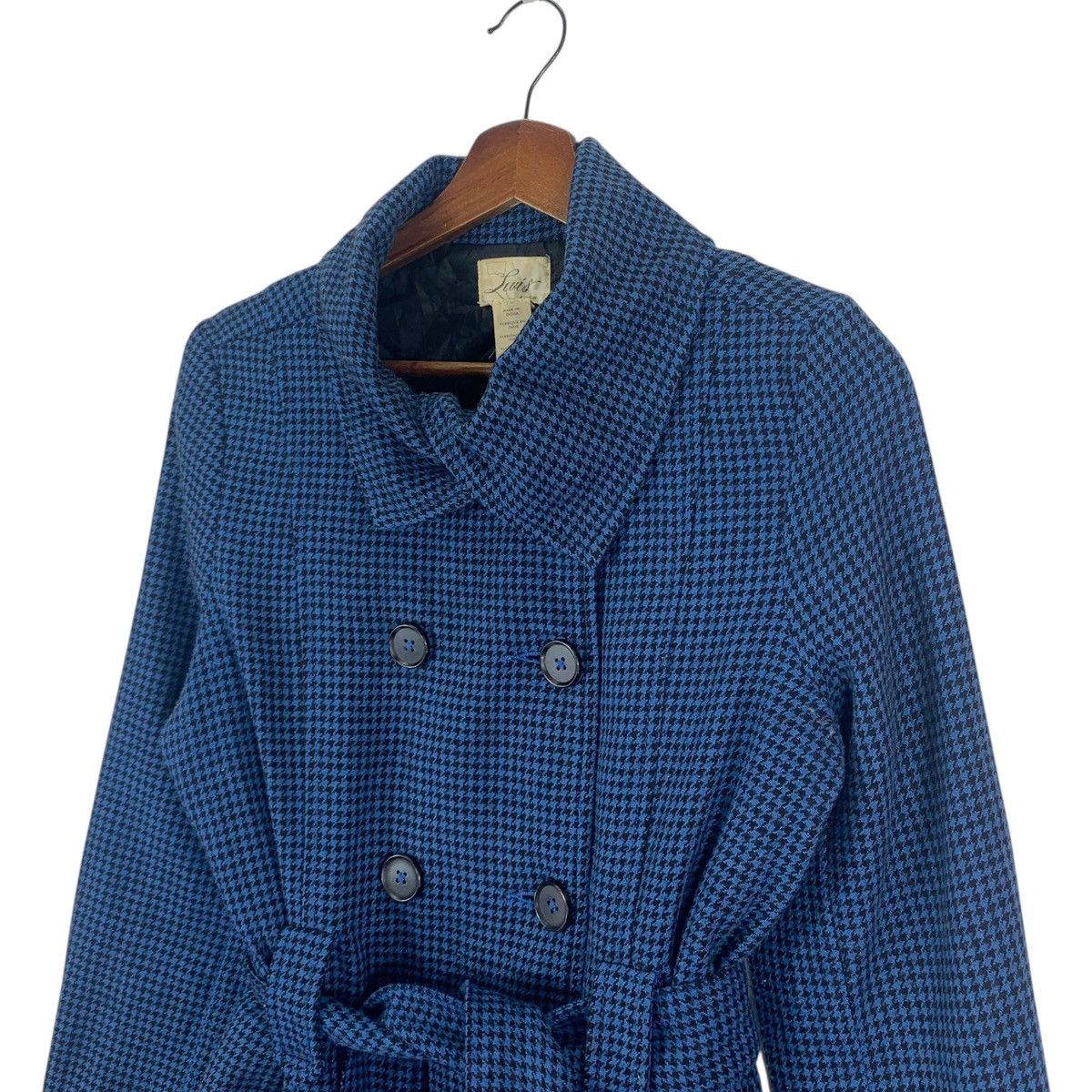 Levi's Vintage Levi’s Tartan Style Wool Trench Coat With Belt Size US S / EU 44-46 / 1 - 4 Thumbnail