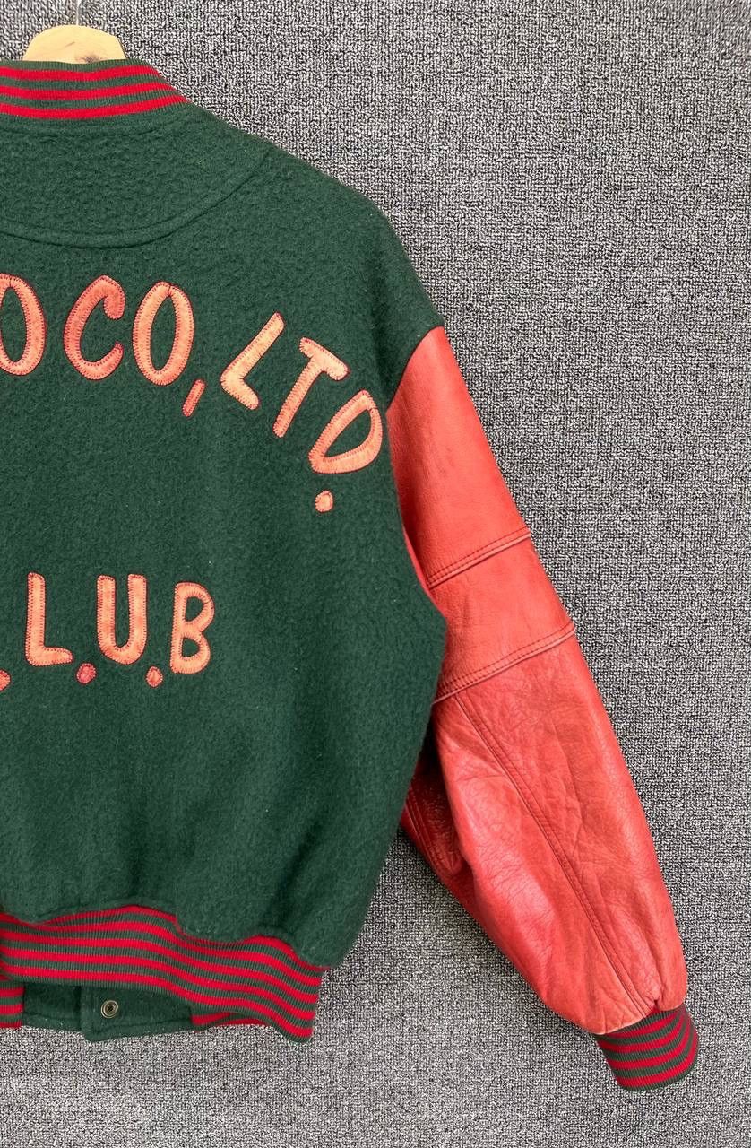 Japanese Brand Vintage Pazzo Club 1986 Rare Wool Varsity Jacket Size US M / EU 48-50 / 2 - 3 Thumbnail