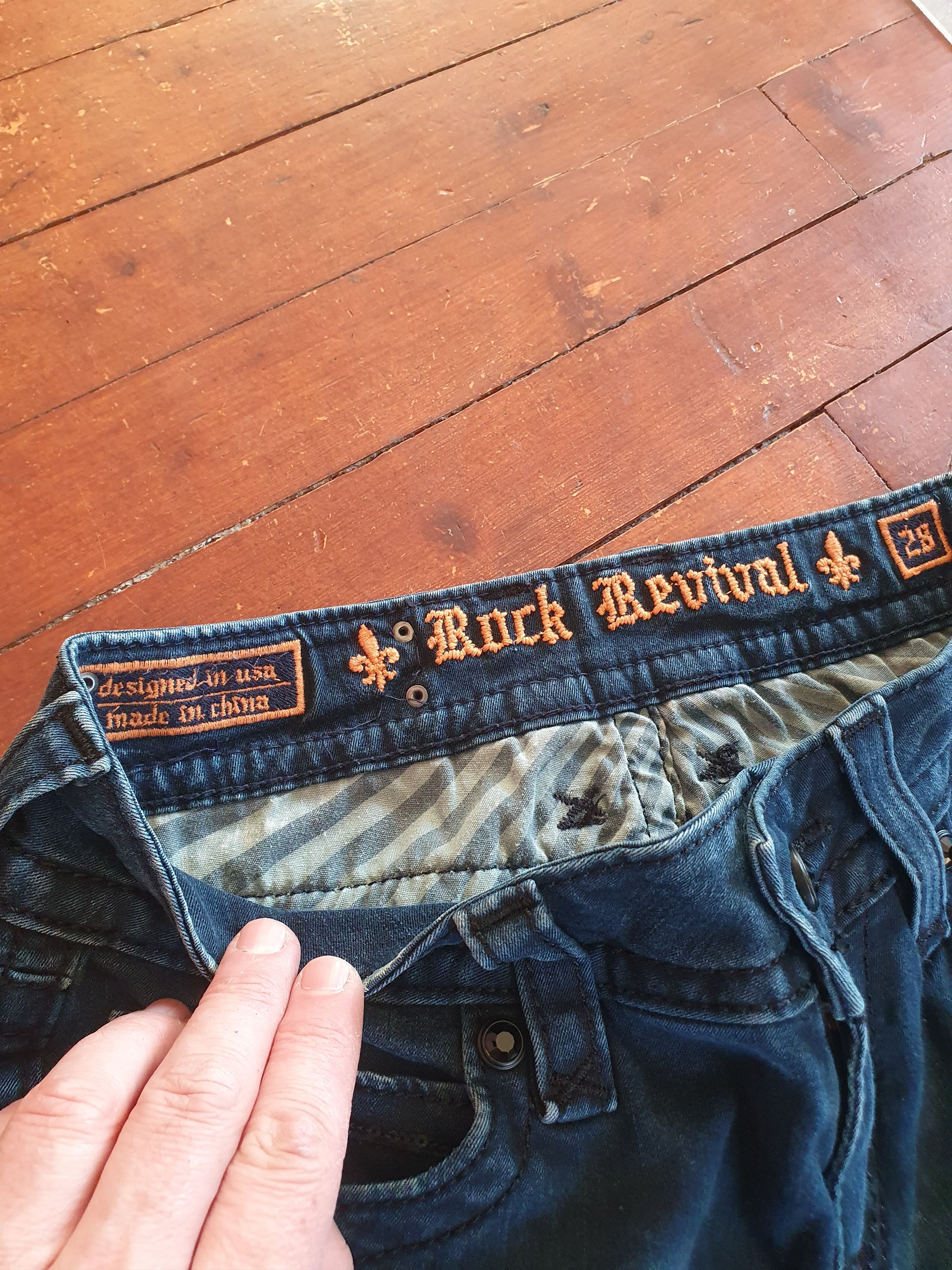 Rock Revival Rock Reviva Women's Evelyn Skinny Jeans sz 28 Size 28" / US 6 / IT 42 - 5 Thumbnail