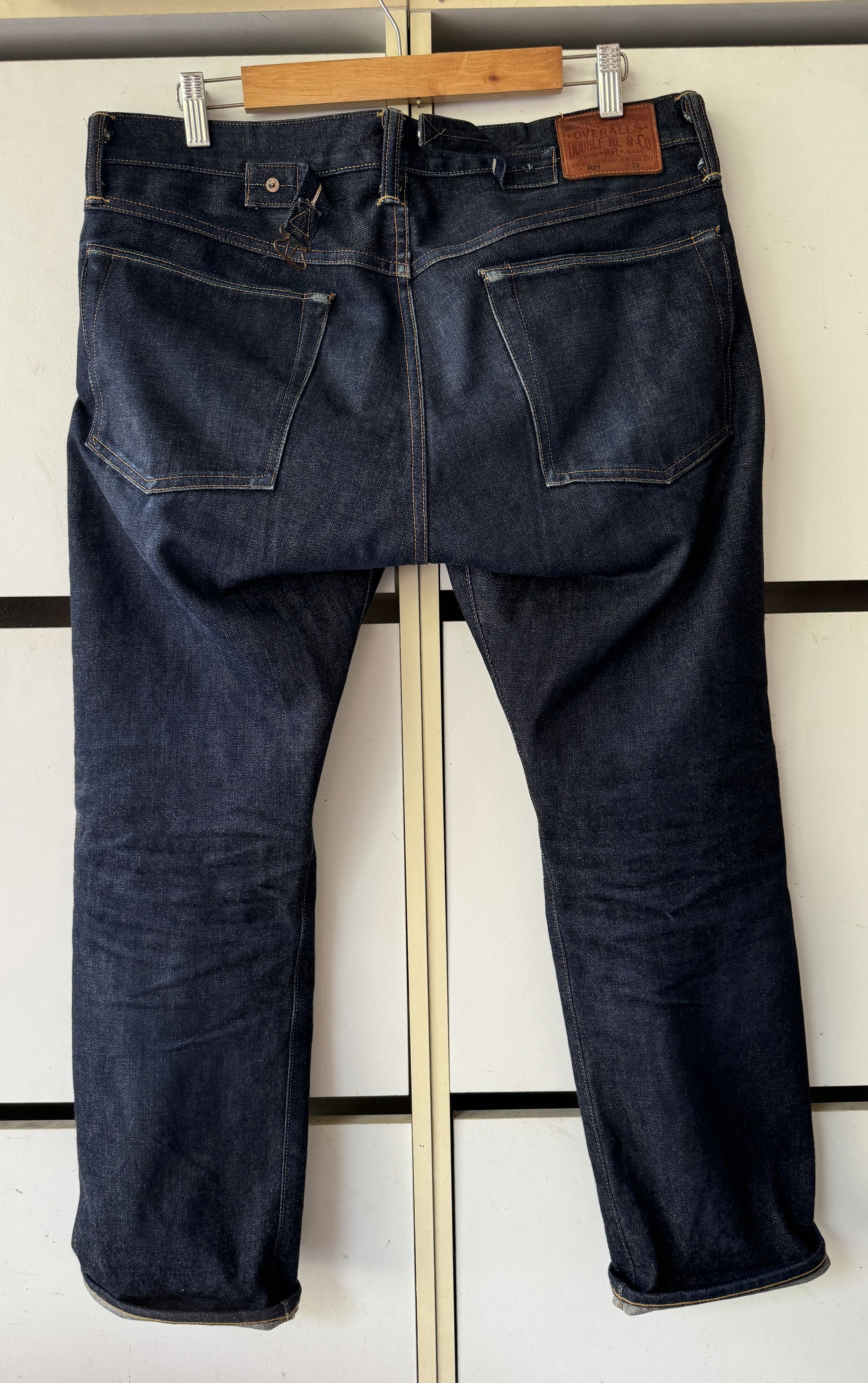 RRL Ralph Lauren RRL DOUBLE RL TYPE 21 SELVEDGE JEANS Size US 33 - 2 Thumbnail