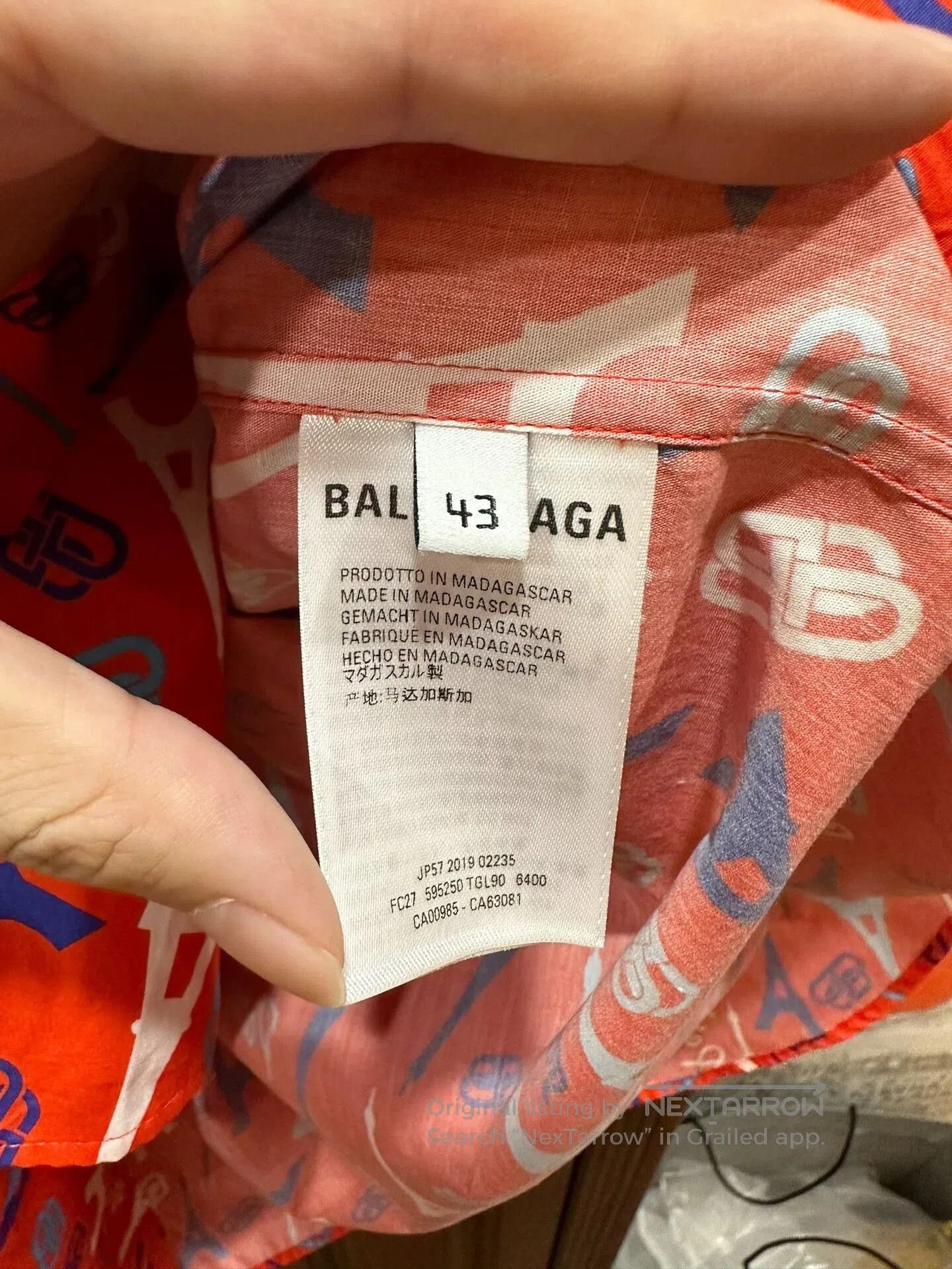 Balenciaga Balenciaga Eiffel Tower Print Shirt. Size US XS / EU 42 / 0 - 4 Thumbnail