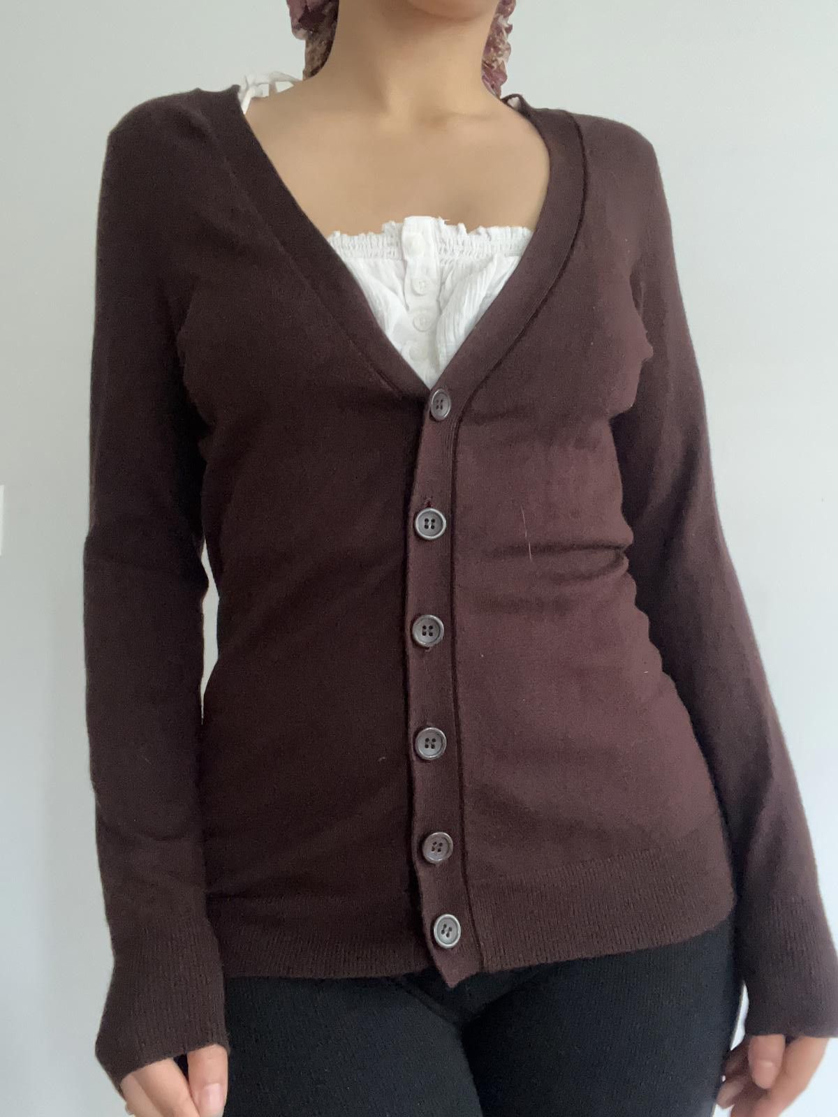 Other Women’s brown button up cardigan Size M / US 6-8 / IT 42-44 - 5 Thumbnail