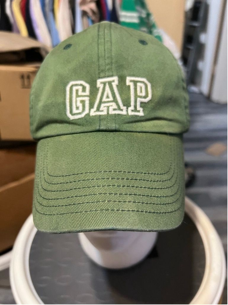 Gap Men's GAP Green & White Logo Baseball Cap One Size Size 42 - 1 Thumbnail
