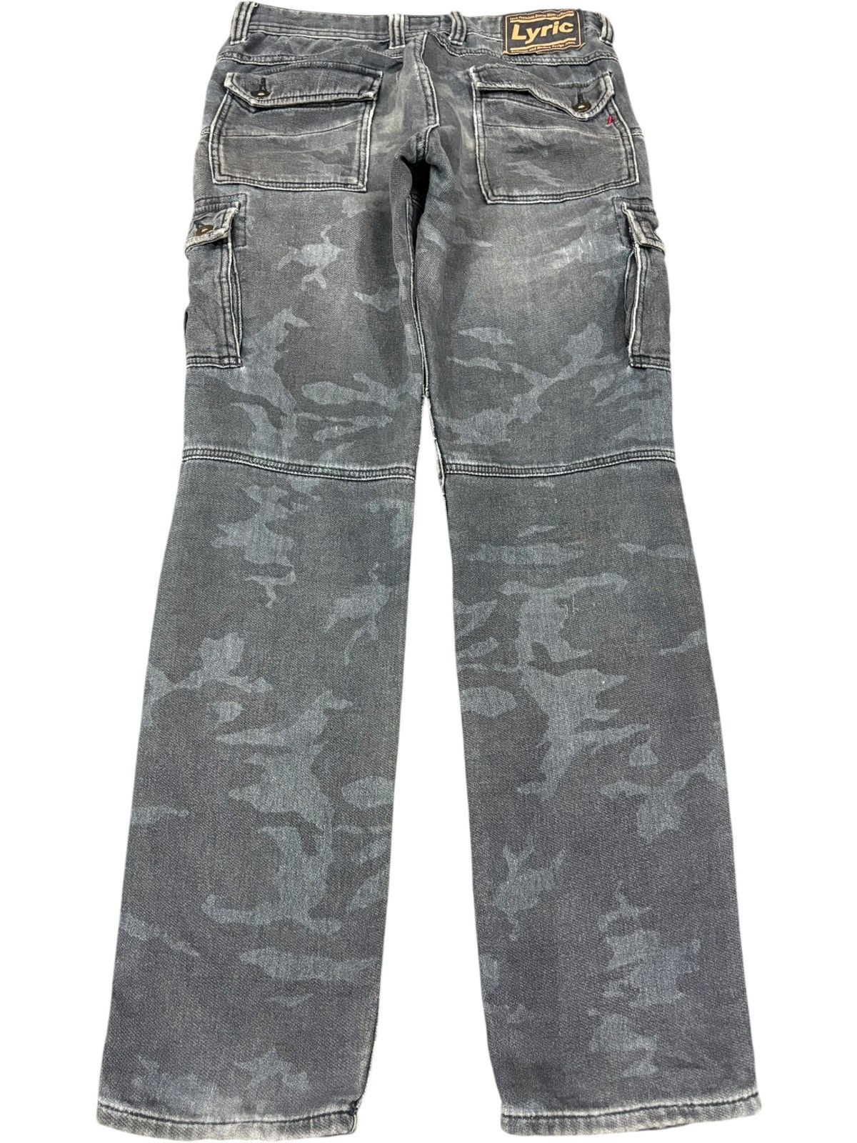 Japanese Brand Vintage Japanese Camo Style Distressed Tactical Cargo Jeans Size US 31 - 2 Thumbnail