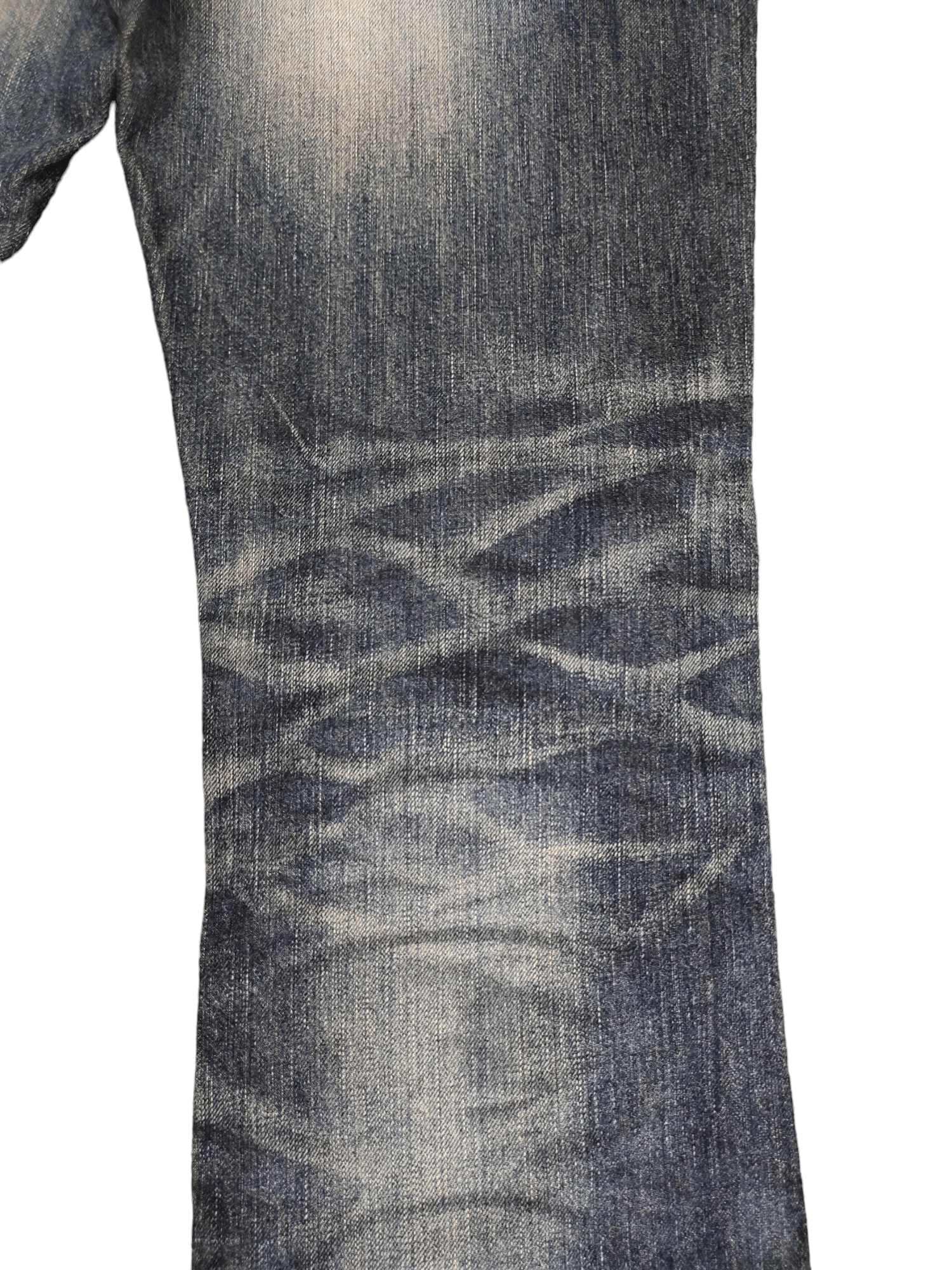 Kapital Flare Jeans Blue Way Clawmark Distress Faded Denim Bootcut Size US 32 / EU 48 - 16 Thumbnail