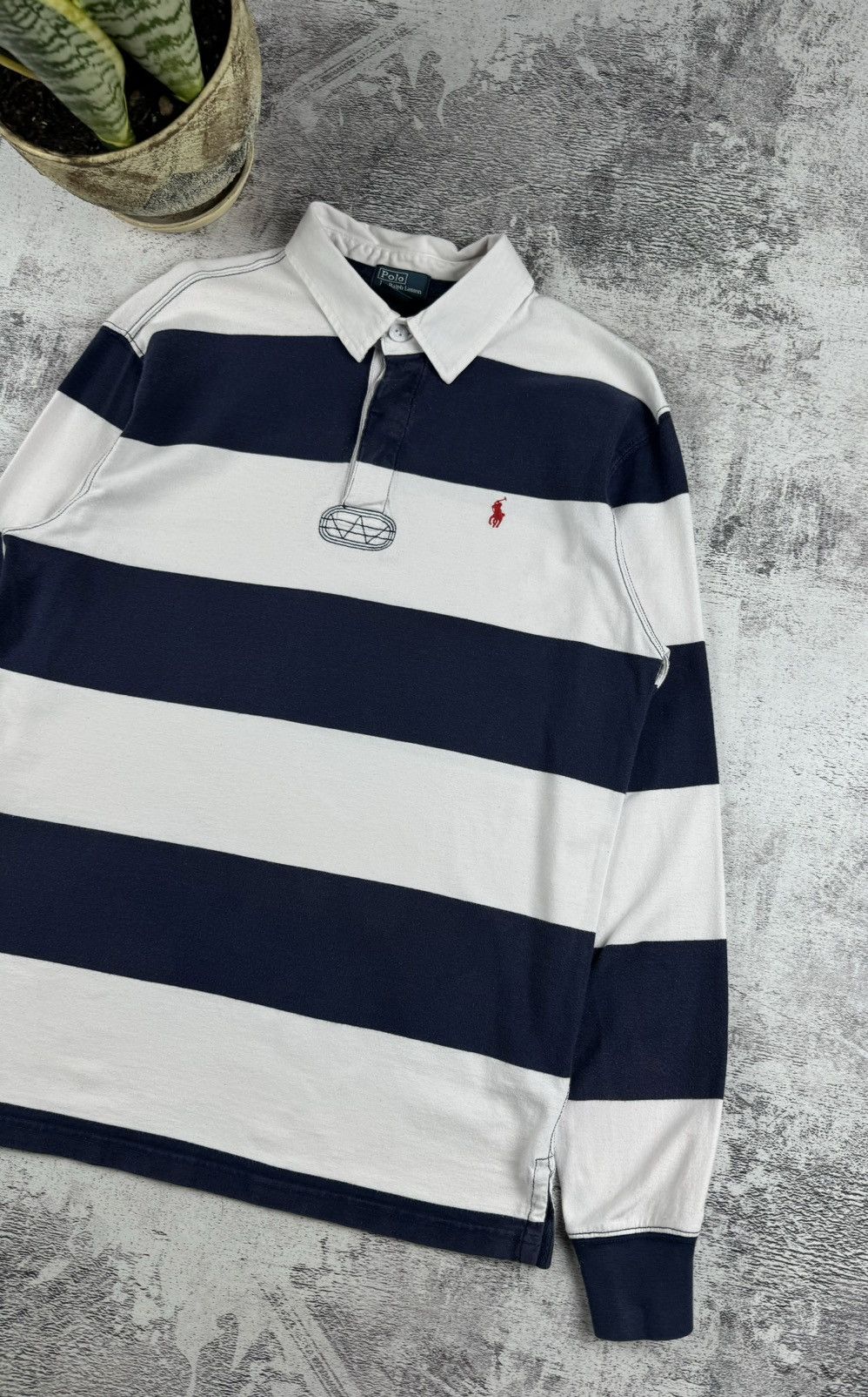Polo Ralph Lauren 90S Polo Ralph Lauren Striped Retro M Pullover Longsleeve Size US M / EU 48-50 / 2 - 3 Thumbnail