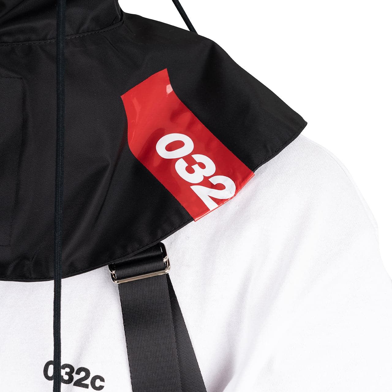032c !DS! FW22 032c Big Logo Guilty Slicker Black Hood Size ONE SIZE - 8 Thumbnail