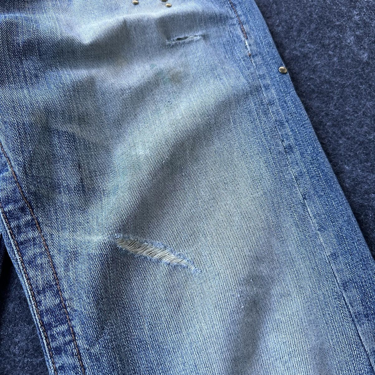 Japanese Brand Fudge Regular Distressed Denim W33 D653 Size US 33 - 10 Thumbnail
