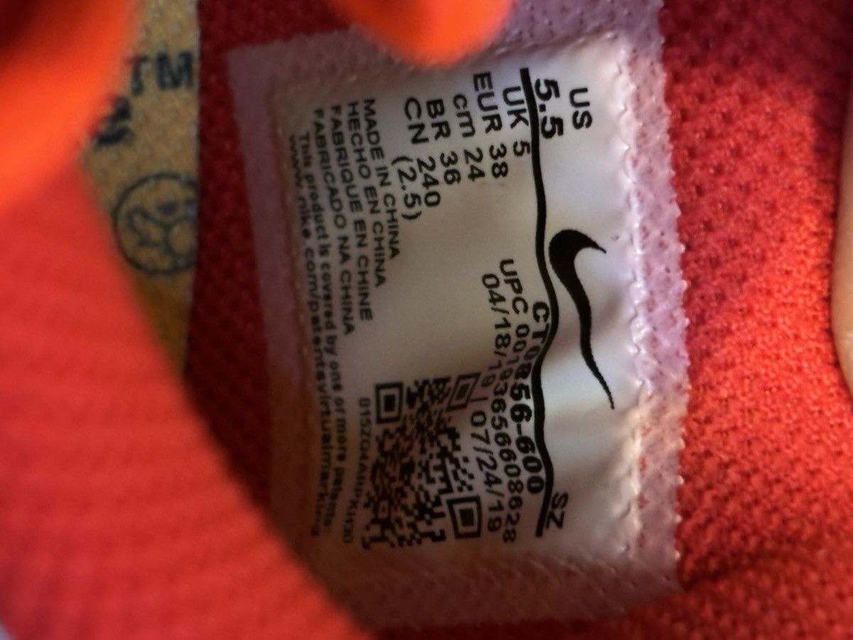 Nike × Off-White Off White Nike Dunk Low University Red size 5.5 Size US 5.5 / EU 38 - 6 Thumbnail