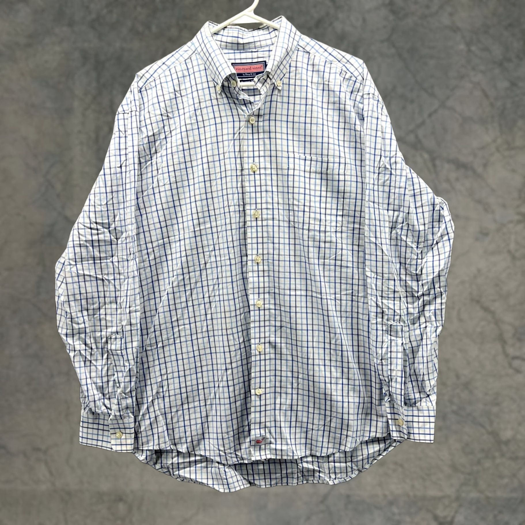 Vineyard Vines Vineyard Vines Murray Shirt Shirt Men L Blue Check Button-Up Casual/Business/Workwear Vintage No N/A Size US L / EU 52-54 / 3 - 1 Thumbnail