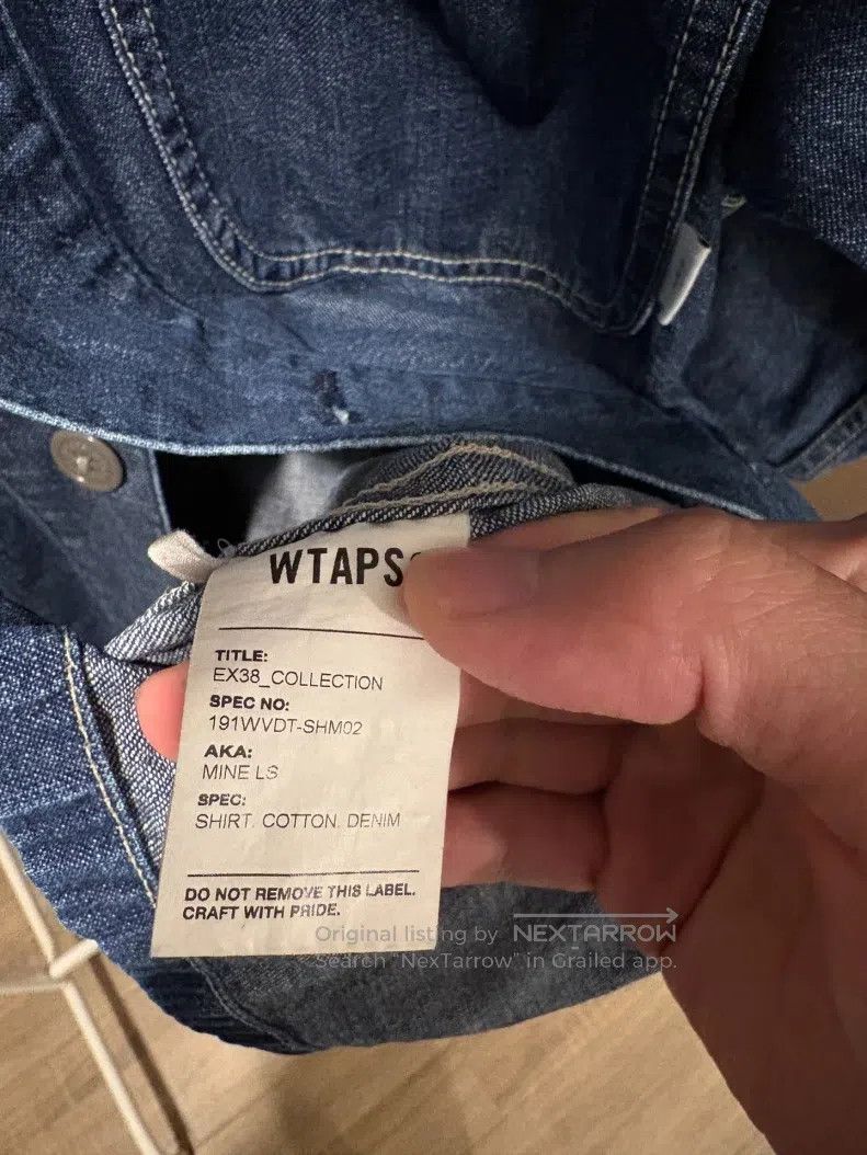 Wtaps Wtaps Denim Long Sleeve Shirt Size US M / EU 48-50 / 2 - 3 Thumbnail