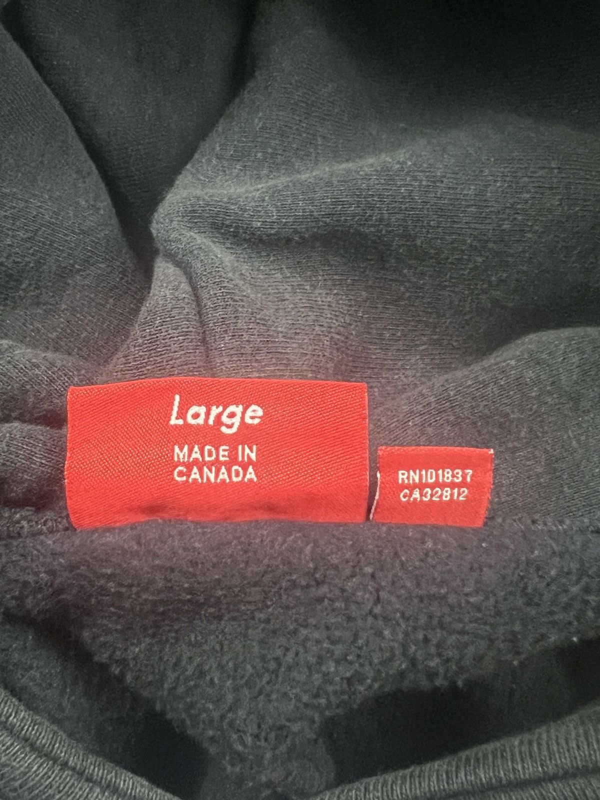 Supreme Vintage 2000 Supreme Box Logo Navy On Navy Hoodie Size US L / EU 52-54 / 3 - 15 Thumbnail