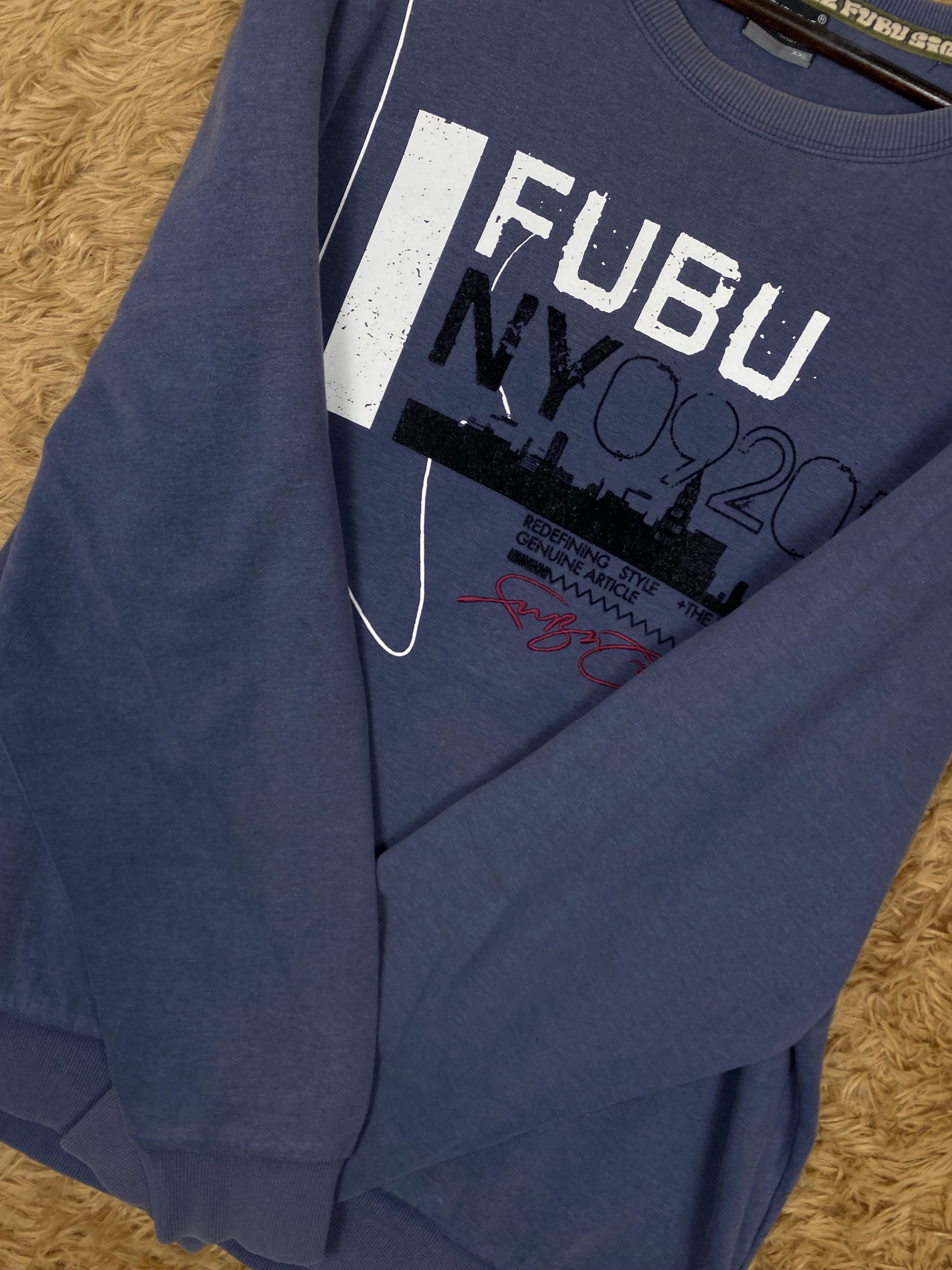 Fubu Vintage Fubu Hip Hop Sweatshirts PS0245 Size US XXL / EU 58 / 5 - 4 Thumbnail