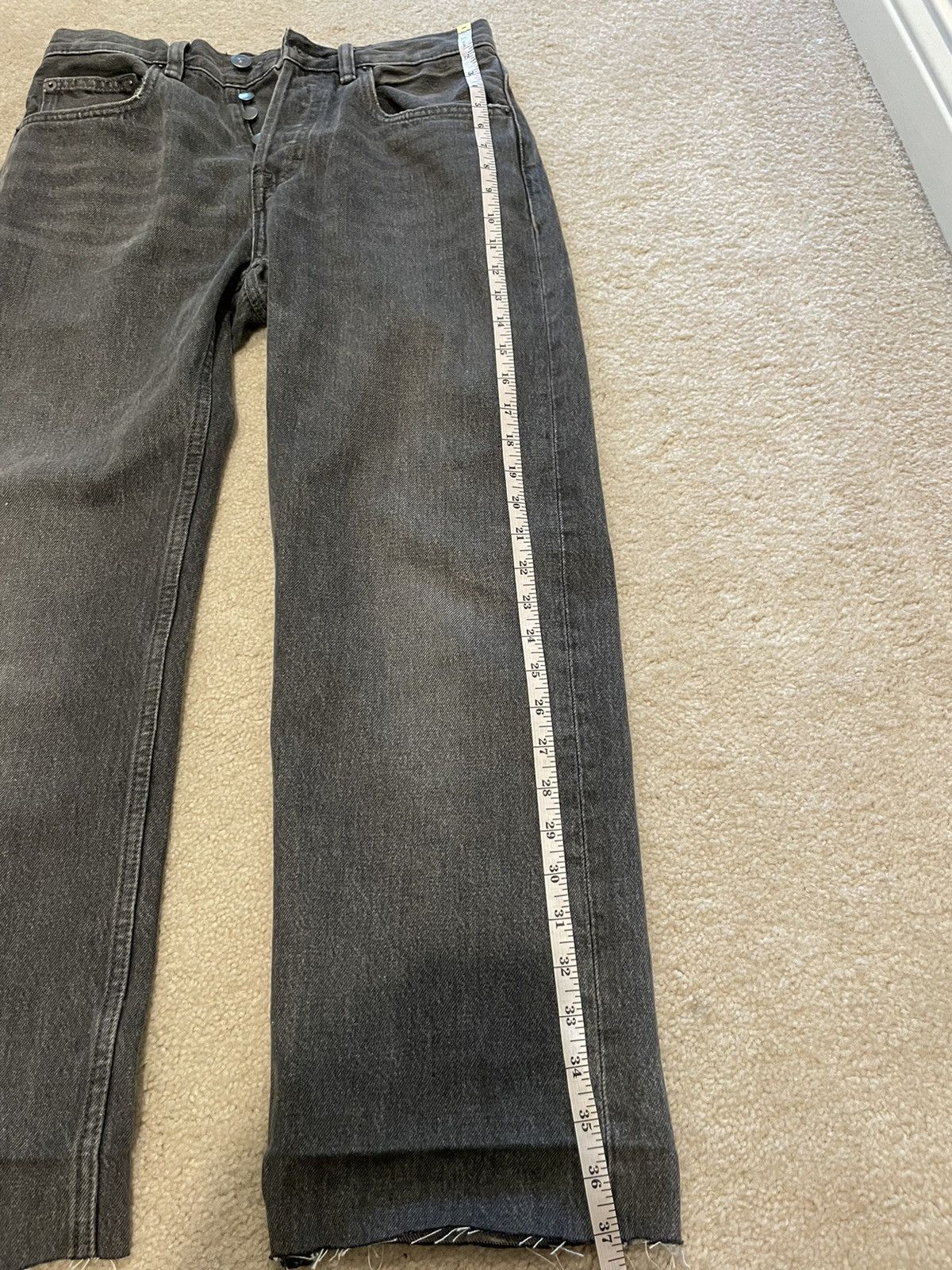 Zara Zara straight fit gray jeans Size US 30 / EU 46 - 5 Thumbnail