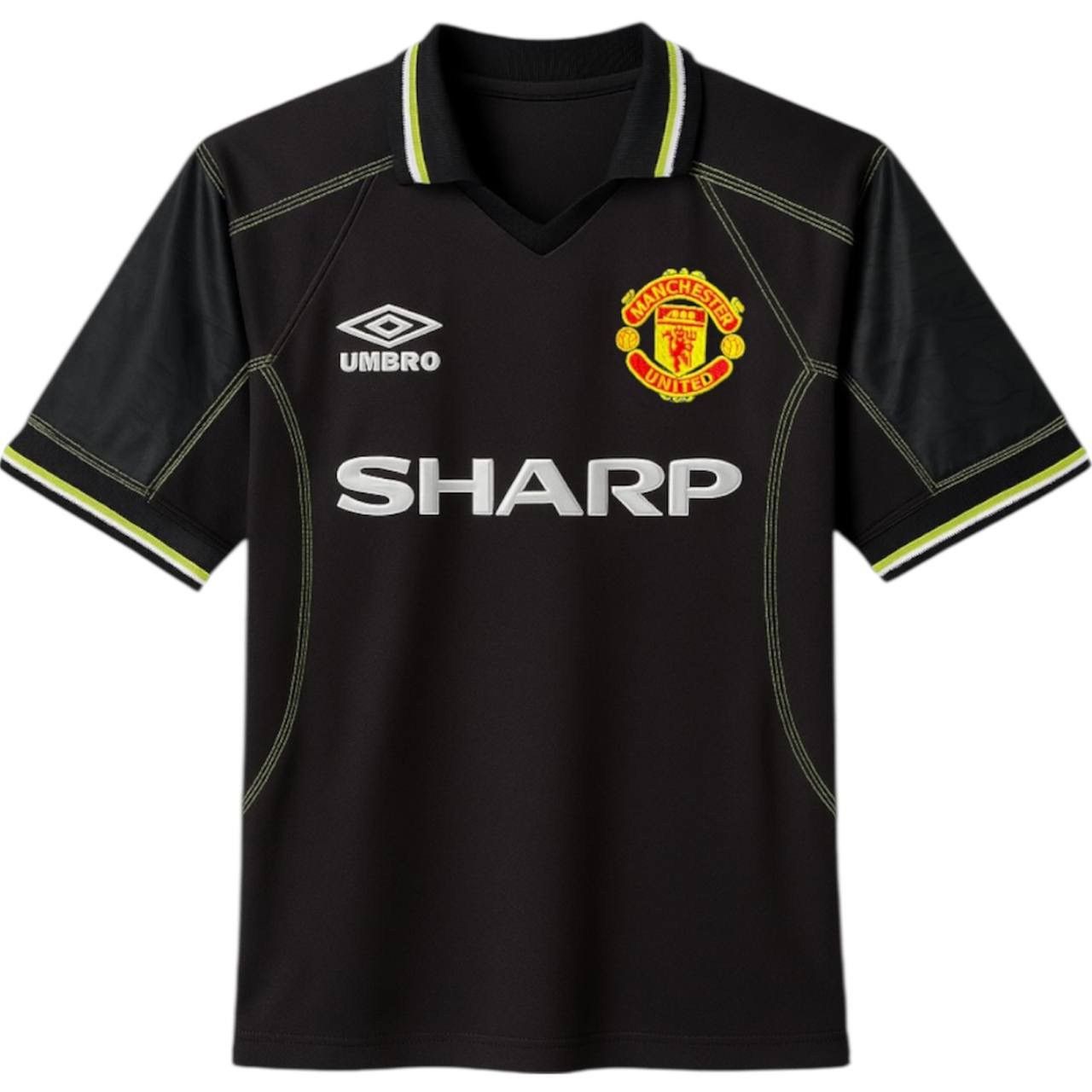 Umbro 1998/99 MANCHESTER UNITED THIRD SOCCER JERSEY FOOTBALL SHIRT Size US M / EU 48-50 / 2 - 1 Thumbnail