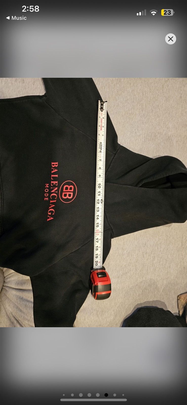 Balenciaga Old school BB Balanciaga mode hoodie Size US M / EU 48-50 / 2 - 7 Thumbnail