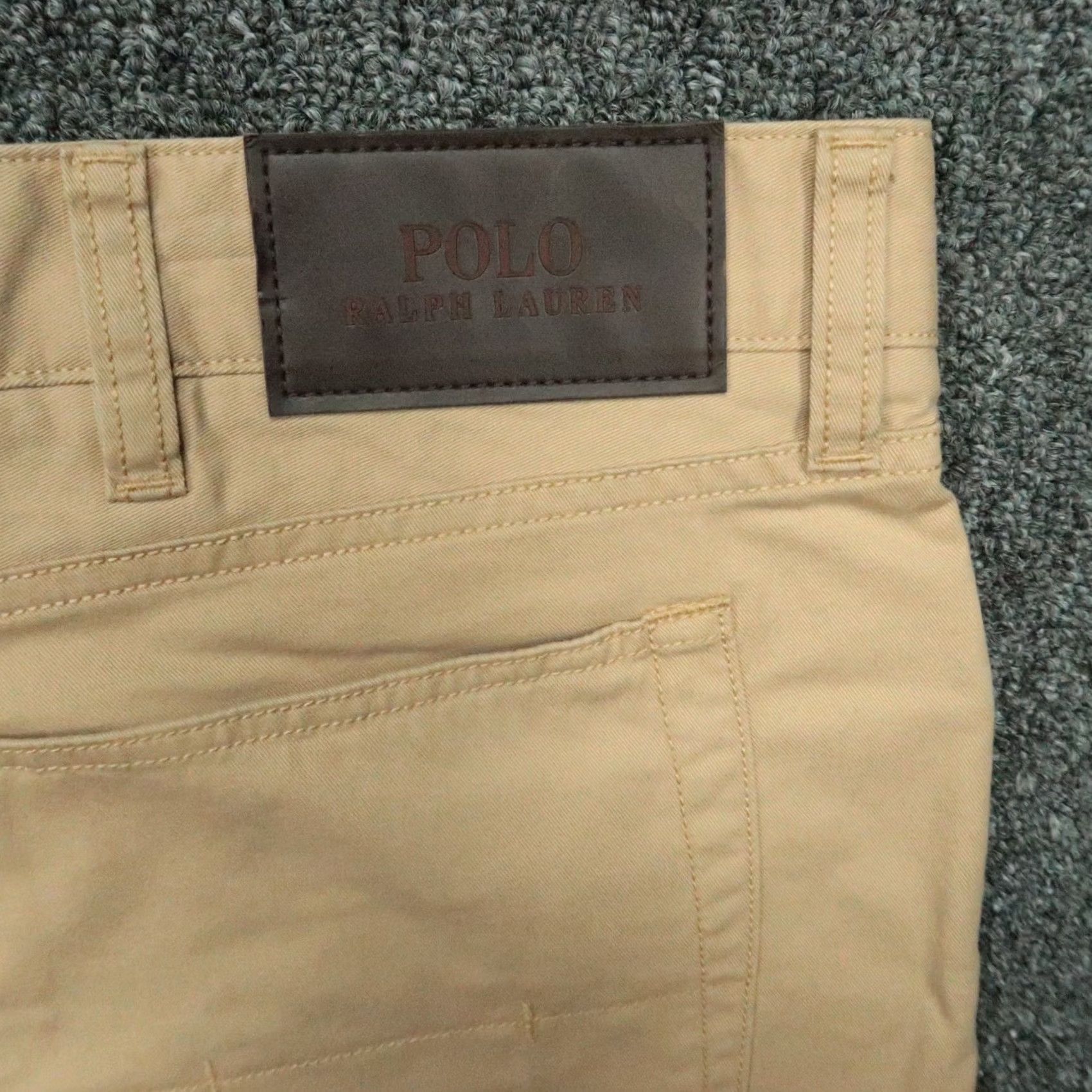 Polo Ralph Lauren VINTAGE Polo Ralph Lauren Pants Mens 42x30 Khaki Tan Stretch Slim Fit 5 Pocket NWT Size US XL / EU 56 / 4 - 6 Thumbnail