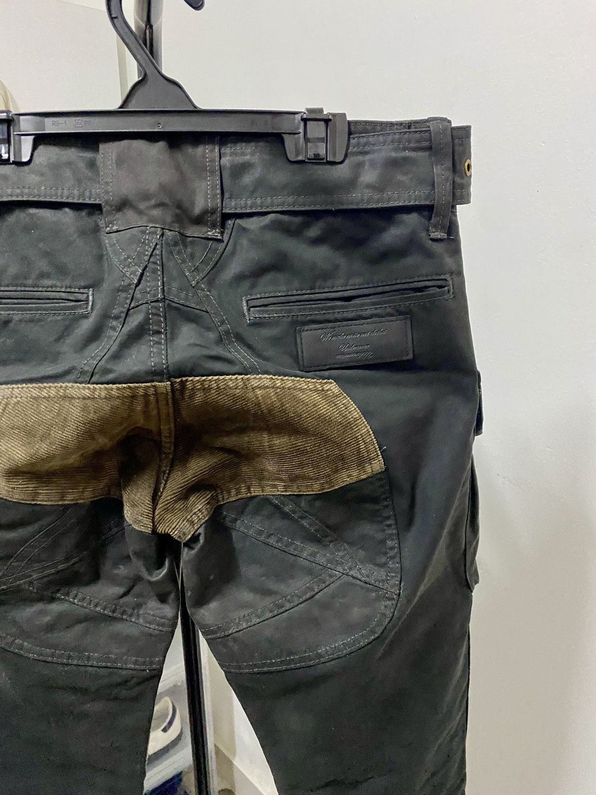 Undercover Vintage Undercover AW08 oiled waxed Cargo Bondage Pants Size US 30 / EU 46 - 10 Thumbnail