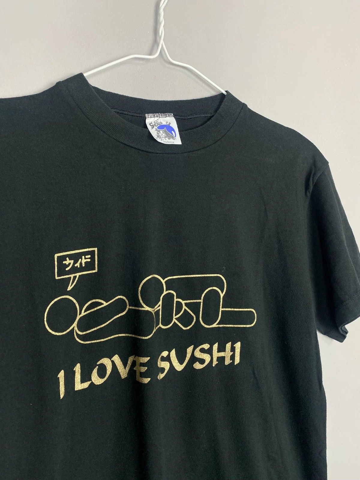 Other I Love Sushi Tee T-Shirt Tee Humor Vintage 00s, Black, M Size US S / EU 44-46 / 1 - 2 Thumbnail