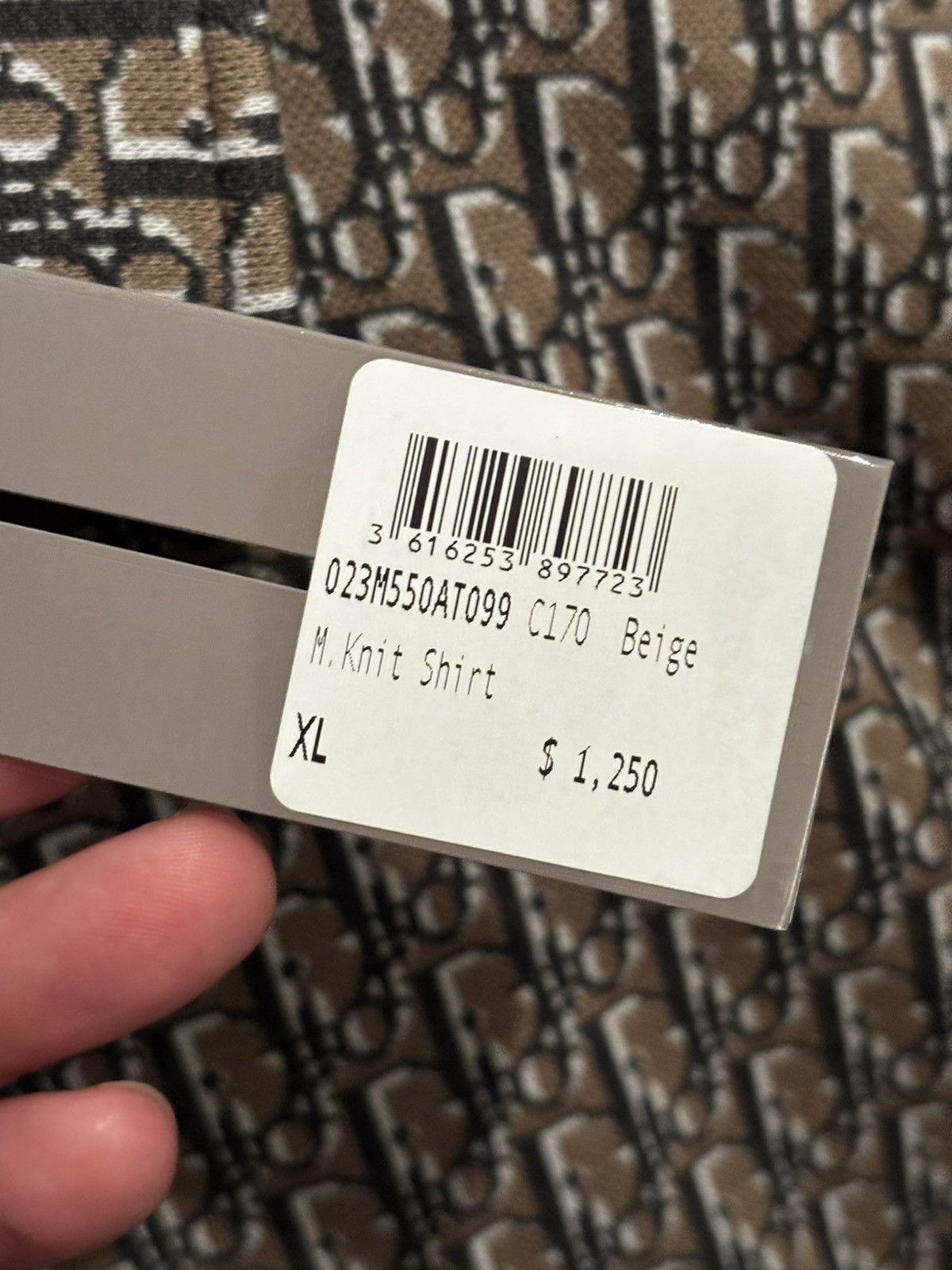 Dior Dior All Over Oblique Button Down Shirt 'Multicolor' XL Size US XL / EU 56 / 4 - 3 Thumbnail