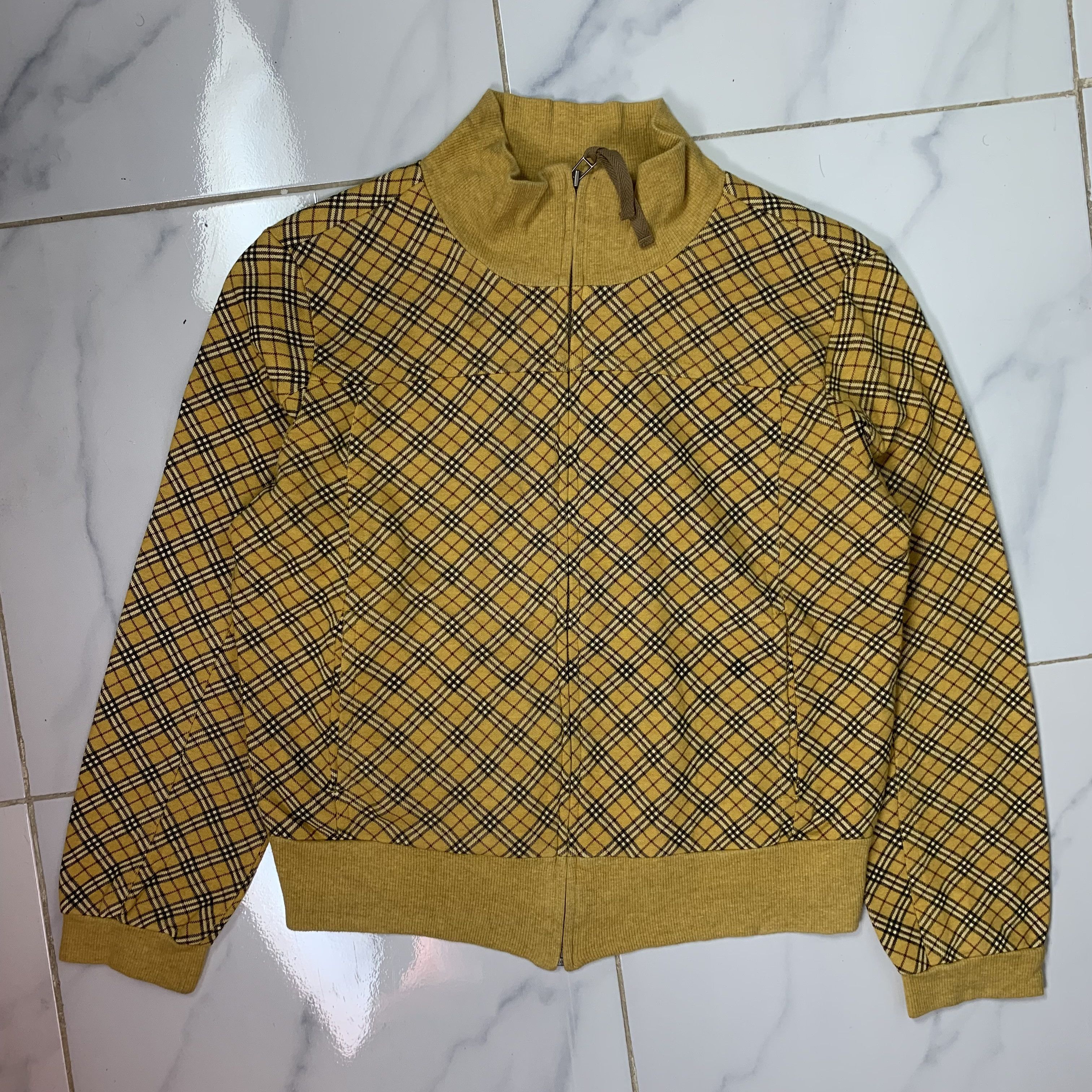 Burberry Vintage Burberry Blue Label Nova Check Zip Up Sweater Size S / US 4 / IT 40 - 7 Thumbnail