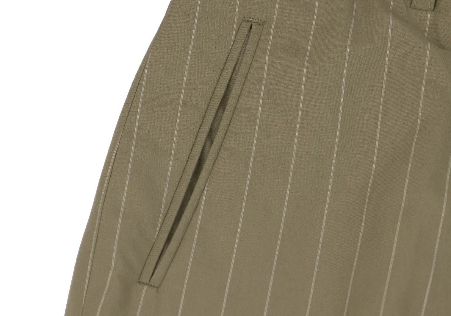 Jean Paul Gaultier Cotton Stripe Pants in Beige, Size 48 Size US 32 / EU 48 - 4 Thumbnail