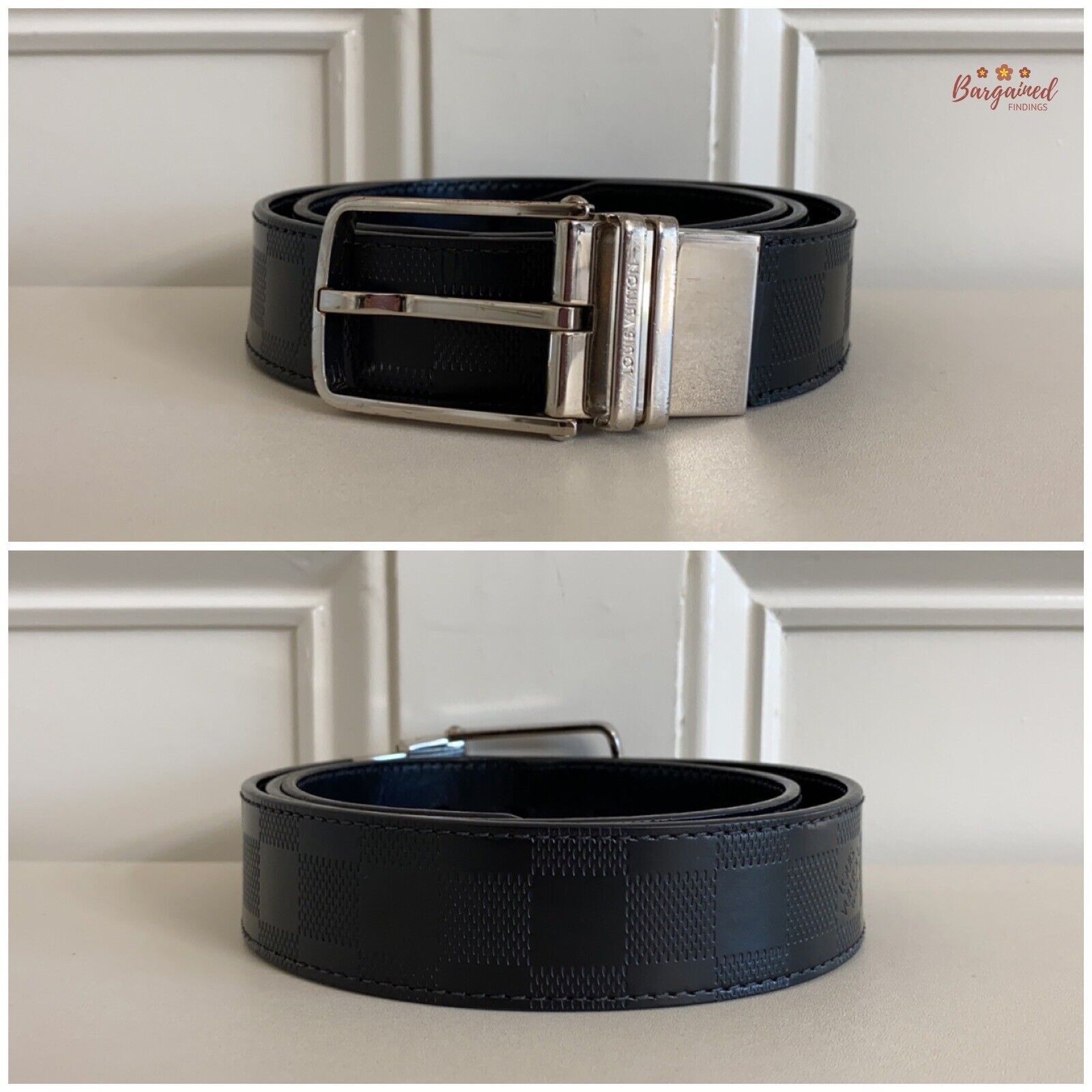 Louis Vuitton Louis Vuitton Leather Damier Infini Ceinture Boston Belt Size 32 - 9 Thumbnail