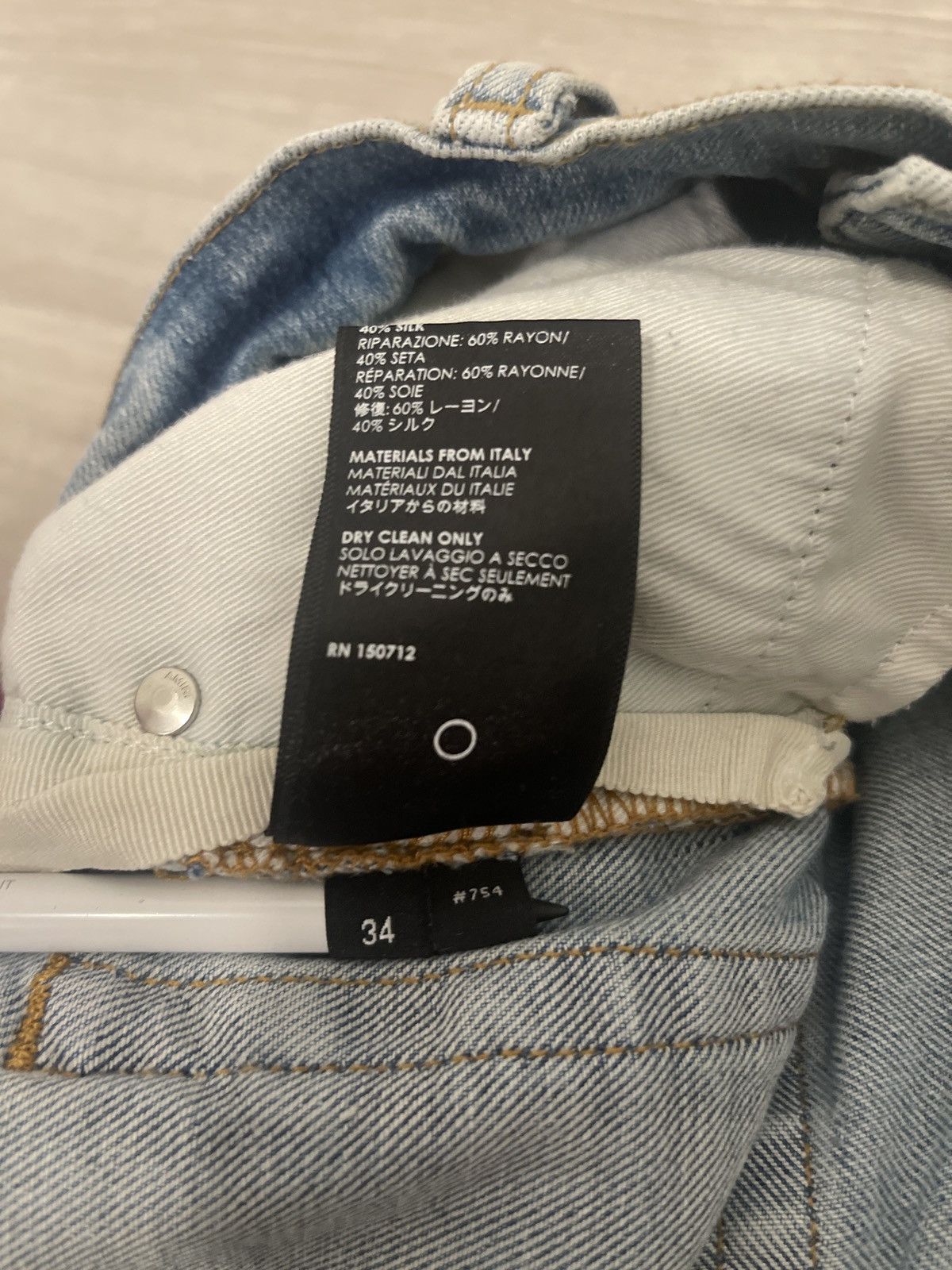 Amiri AMIRI MX2 Bandana Zip Knee Jeans Size US 34 / EU 50 - 9 Thumbnail