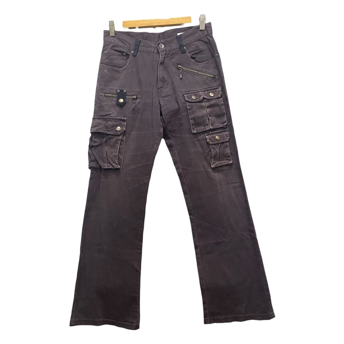 semanticdesign Semantic Design Japan Multi-Pocket 3D Flared Cargo Pants Size US 30 / EU 46 - 1 Thumbnail