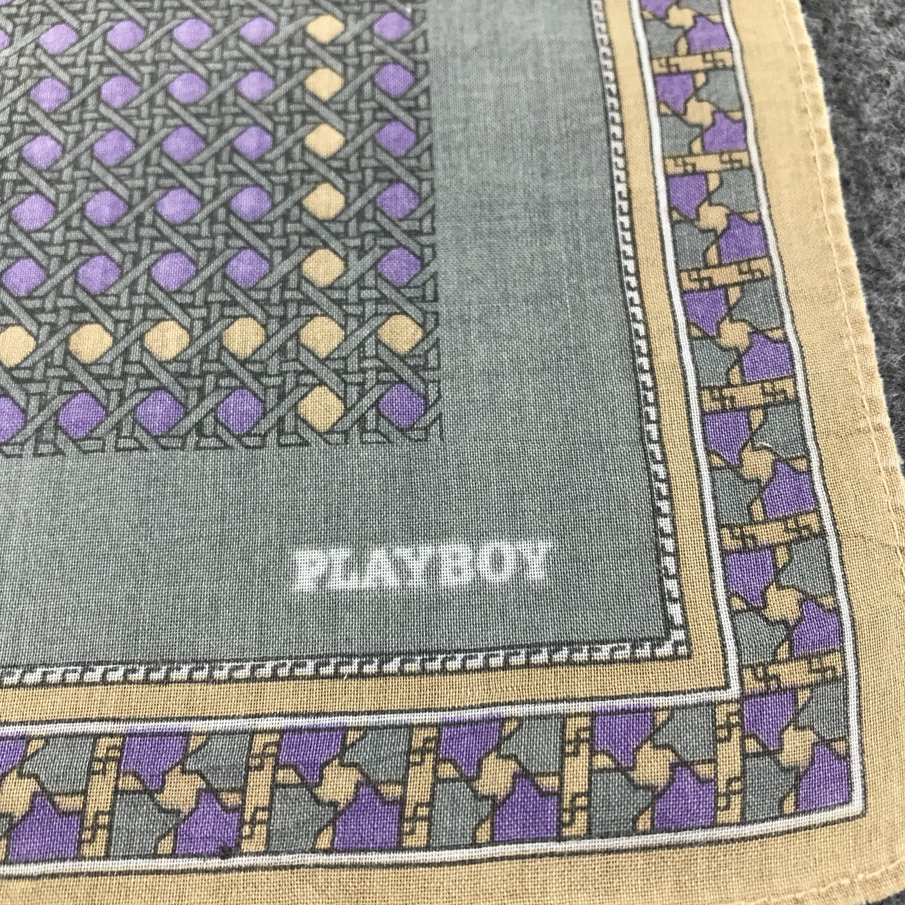 Playboy × Vintage Playboy Handkerchief Neckerchief Bandana H264 Size ONE SIZE - 4 Thumbnail