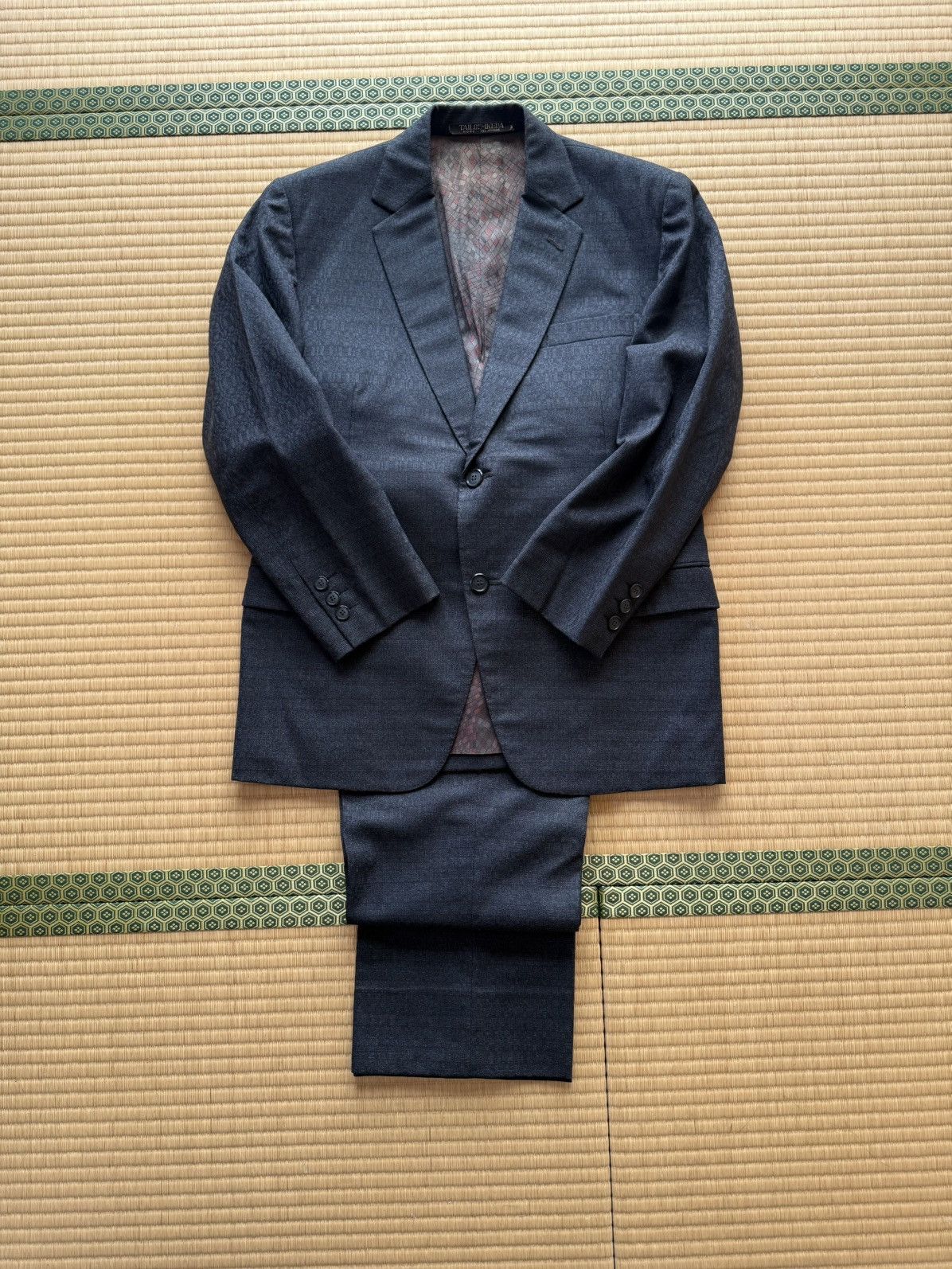 Other Spring&Autumn Japanese Vintage NIKKE TEX Gray Wool Suit Size 40R - 4 Thumbnail